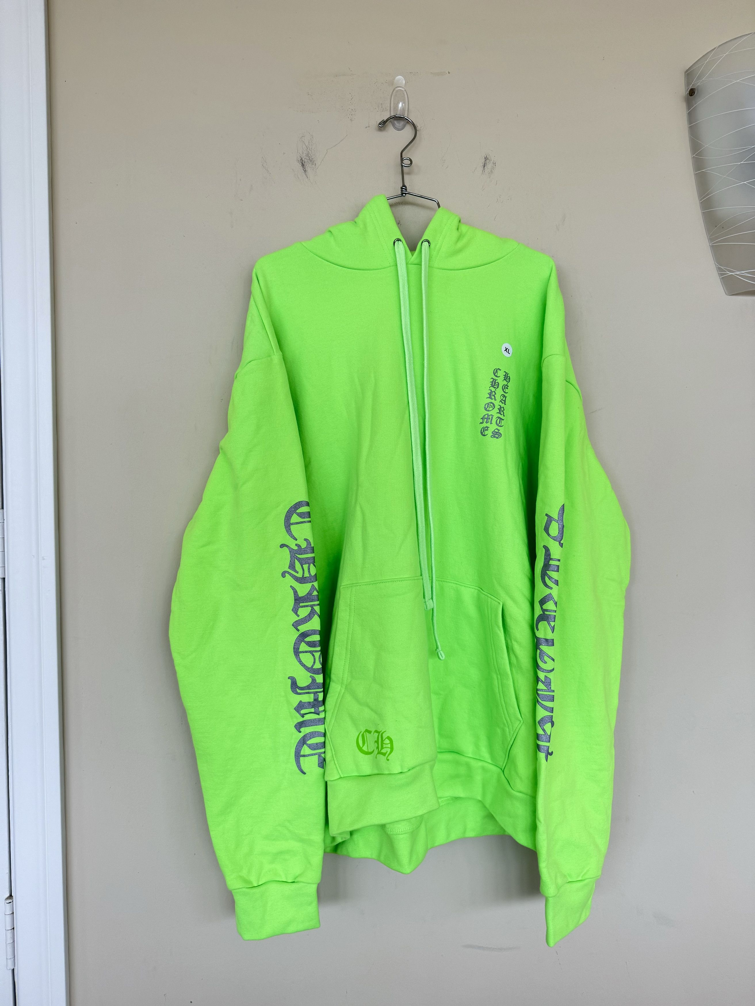 image of Chrome Hearts Ch Miami Music Week Exclusive Hoodie in Green, Men's (Size XL)