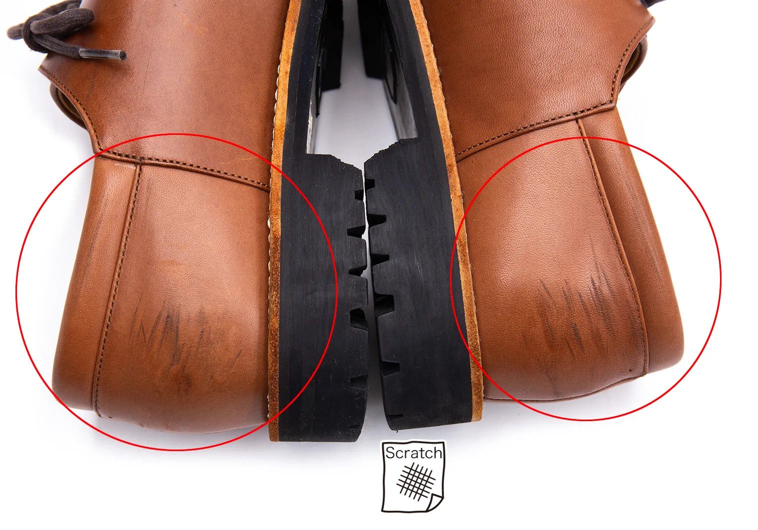 Junya Watanabe T and Leather Austrian Shoes in Brown, Size 27cm Size US 9 / EU 42 - 11 Thumbnail