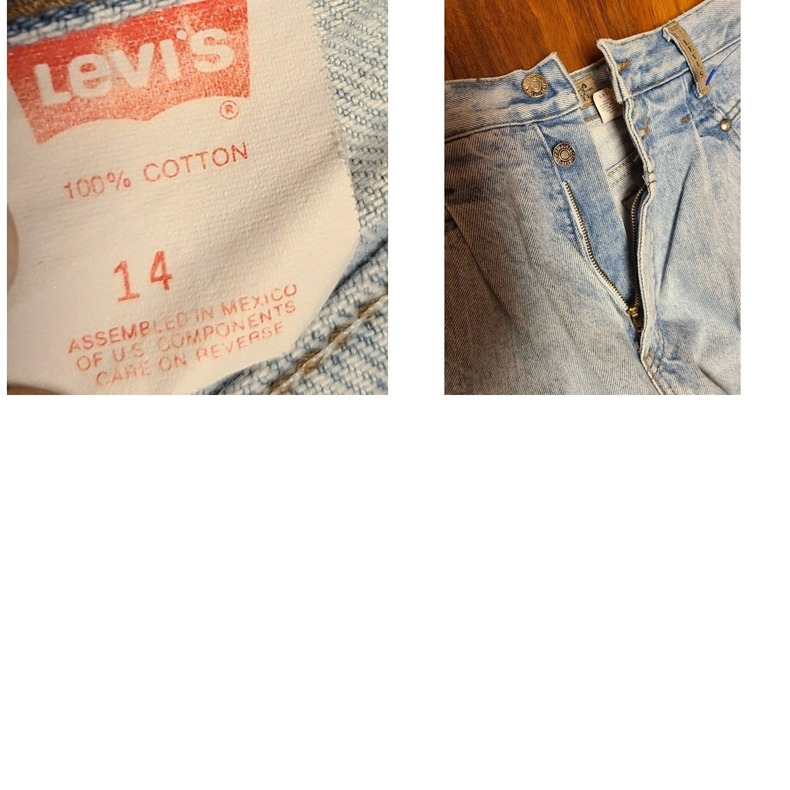 Levi's VTG LEVI'S 900 SERIES Jeans Womens Size 14 Stonewash High Rise Mom 30x30 Blue denim 5-Pocket Logo Zipper Button jeans Womens Size 36" / US 14 / IT 50 - 8 Thumbnail