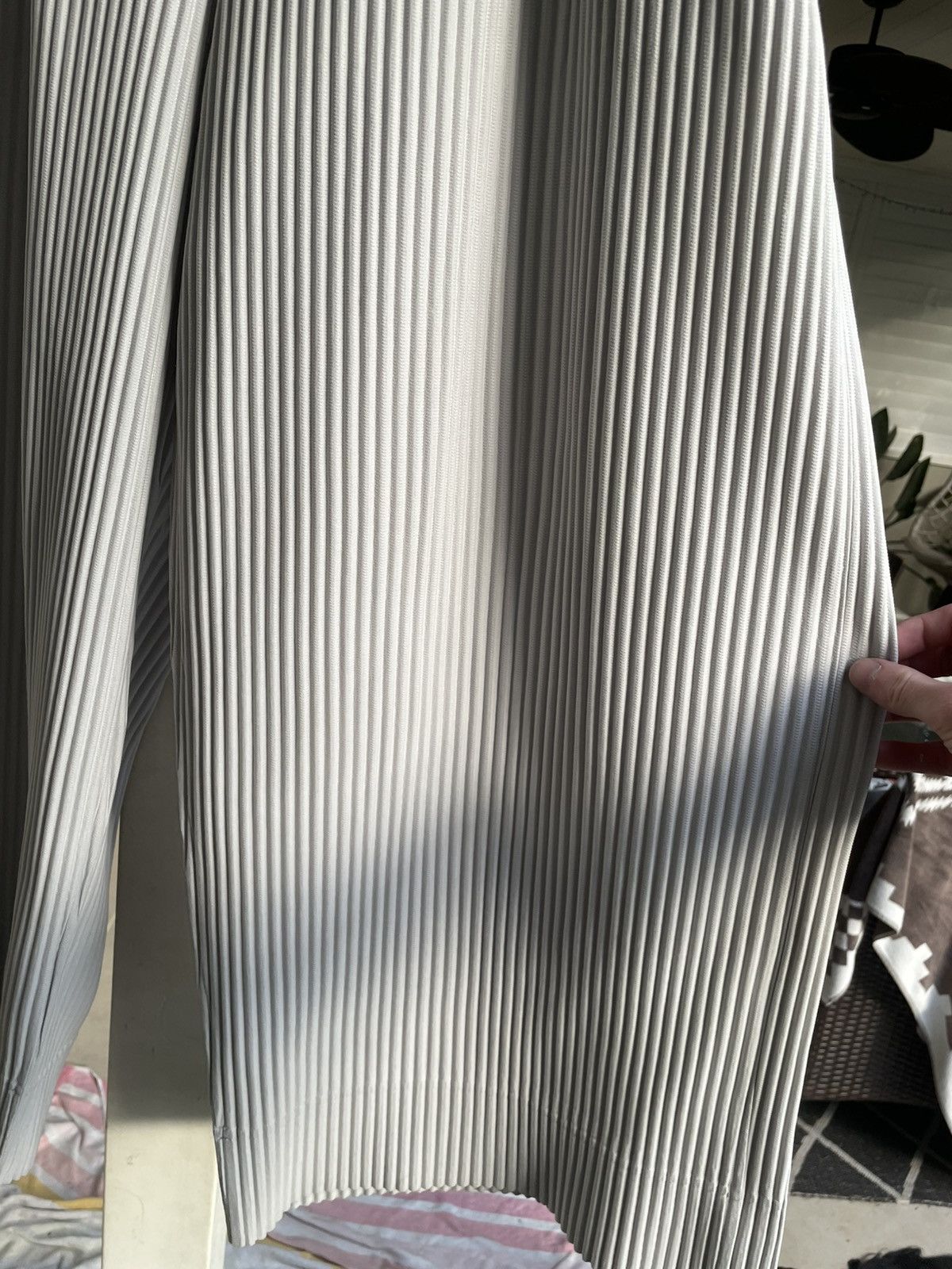 Homme Plisse Issey Miyake Issey Miyake Wide Leg Pleated Pants Code HP81JF1782 Size US 29 - 2 Thumbnail