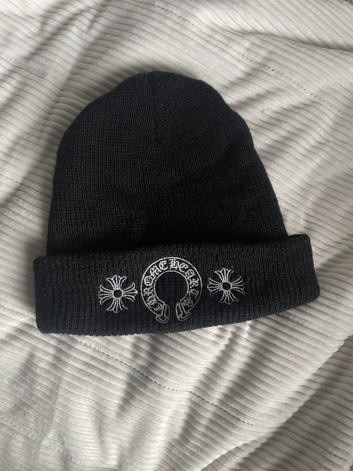 Chrome Hearts Chrome hearts horseshoe beanie | Grailed