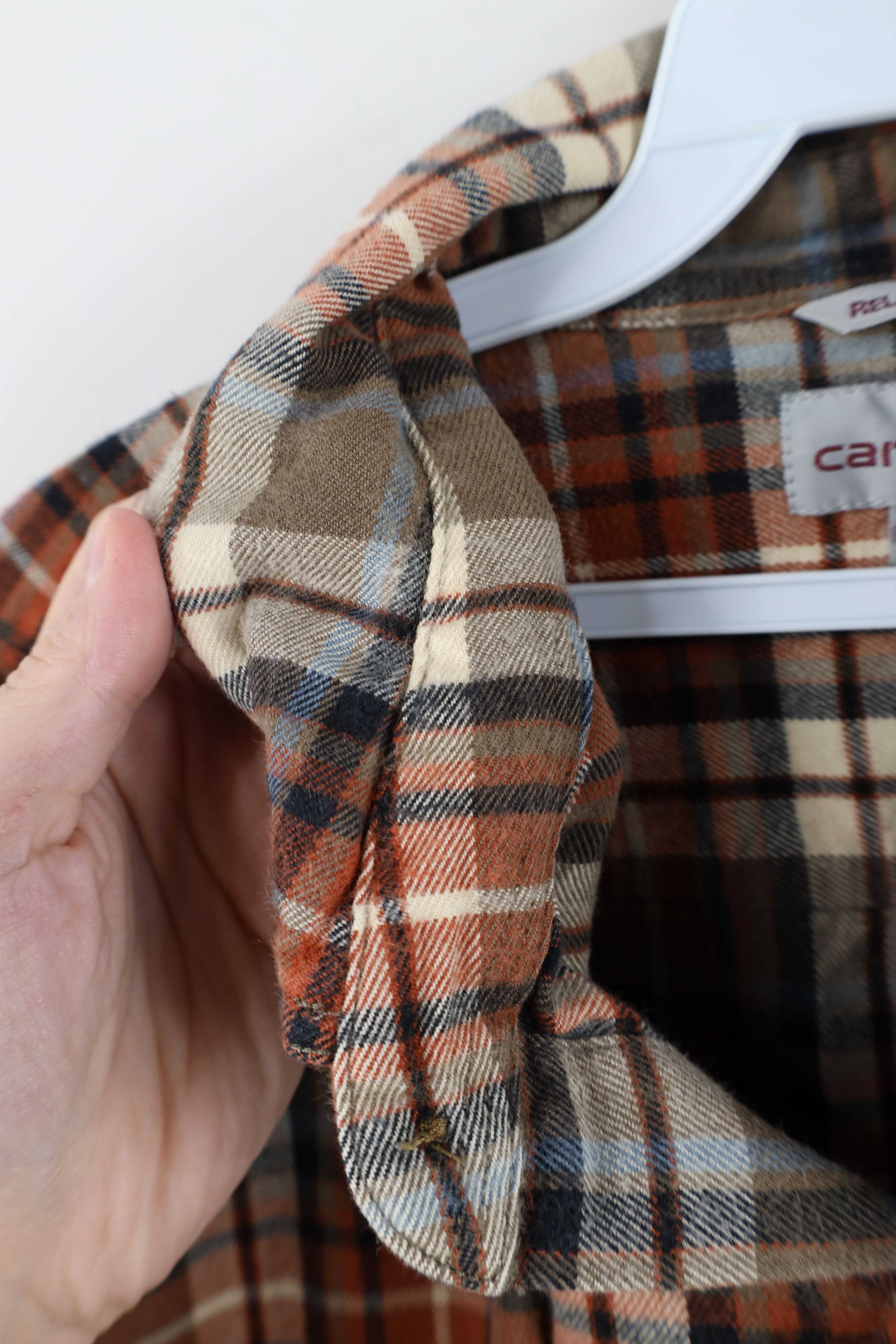 Carhartt Vintage Carhartt Flannel Collared Button Down Shirt Plaid Size US XXL / EU 58 / 5 - 9 Thumbnail