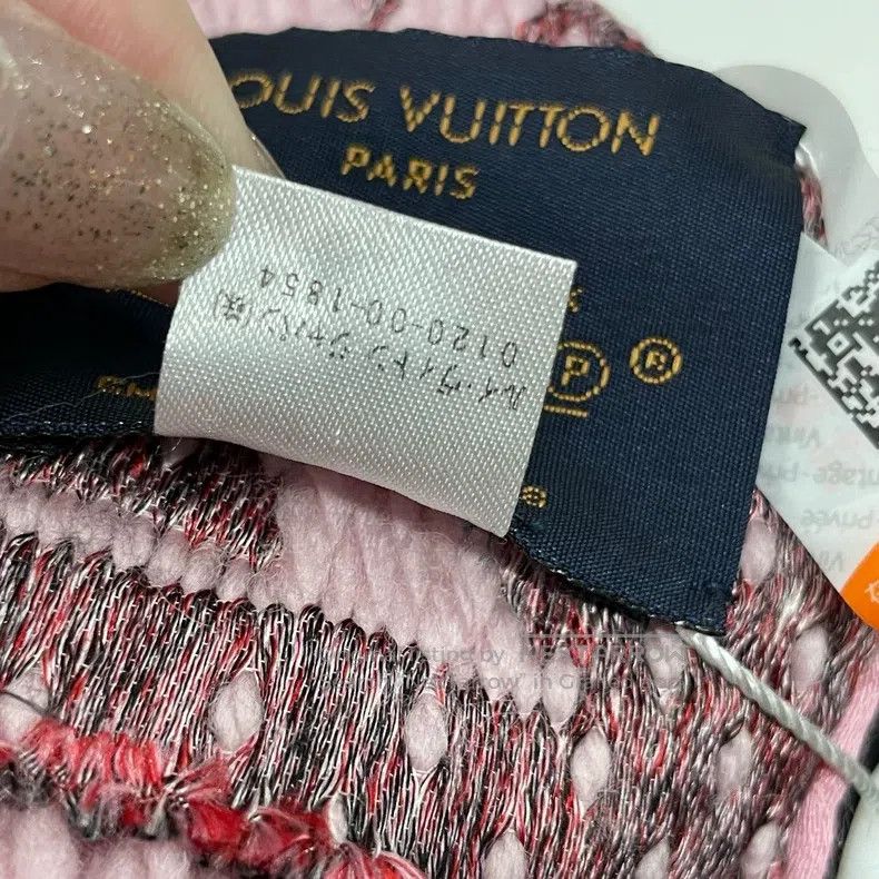 Louis Vuitton Louis Vuitton Pink cashmere scarf Size ONE SIZE - 6 Thumbnail