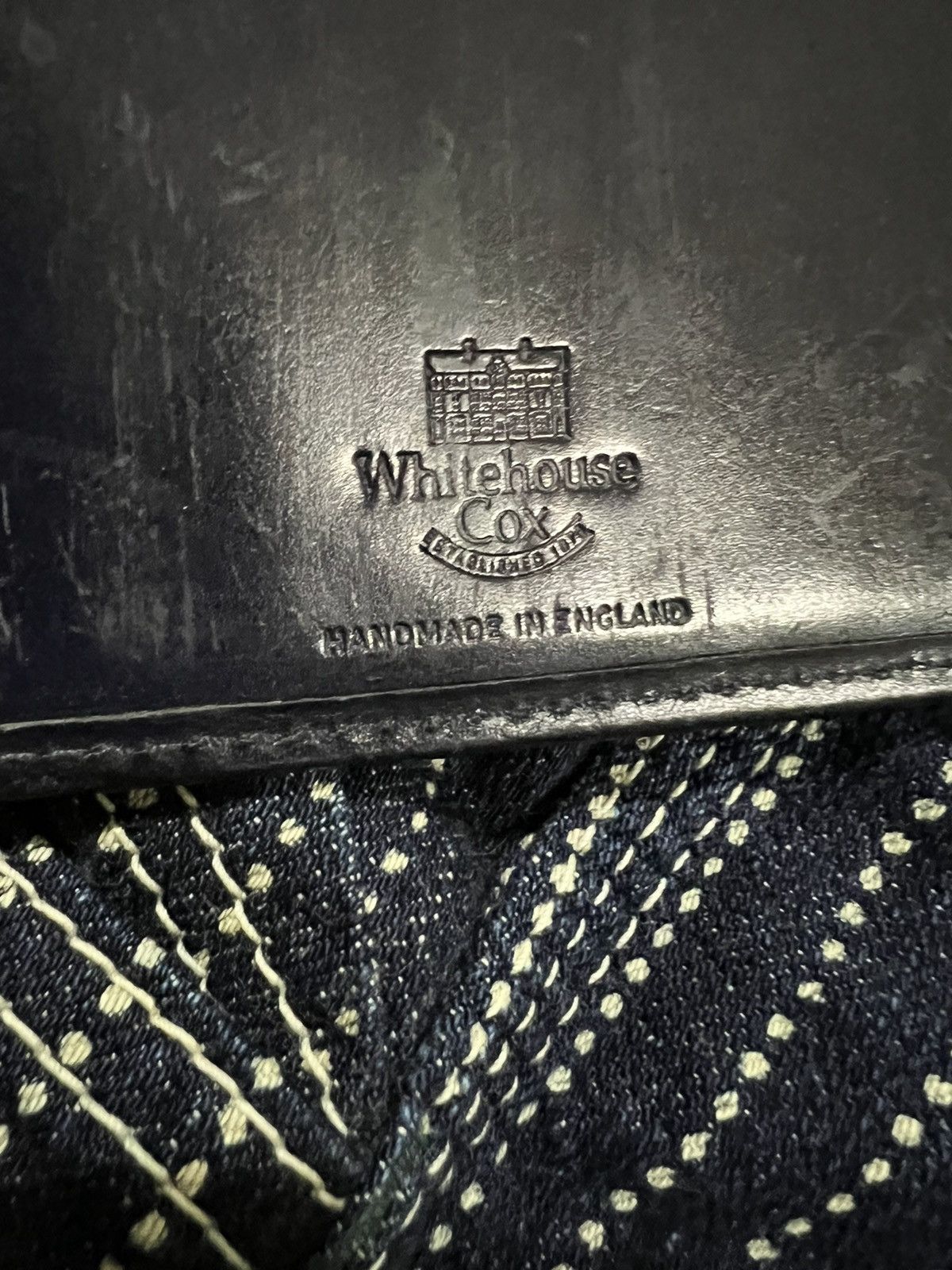 Genuine Leather × Whitehouse Cox Handmade in England Whitehouse Cox Rockabilly Long Wallet Size ONE SIZE - 10 Thumbnail