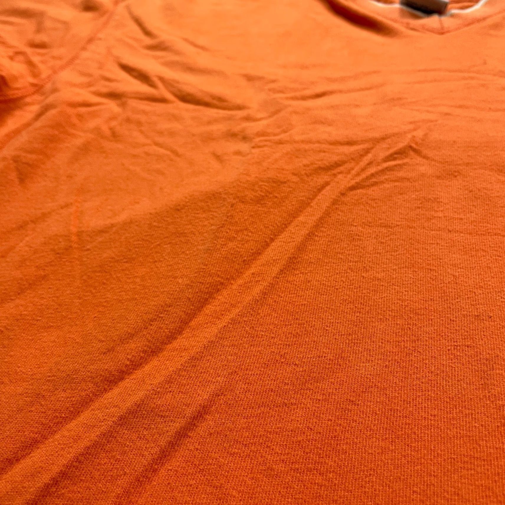 Old Navy VINTAGE Old Navy Men’s Cotton V-Neck T-Shirt Short Sleeve Orange Solid 90s Casual Mens Size US M / EU 48-50 / 2 - 5 Thumbnail