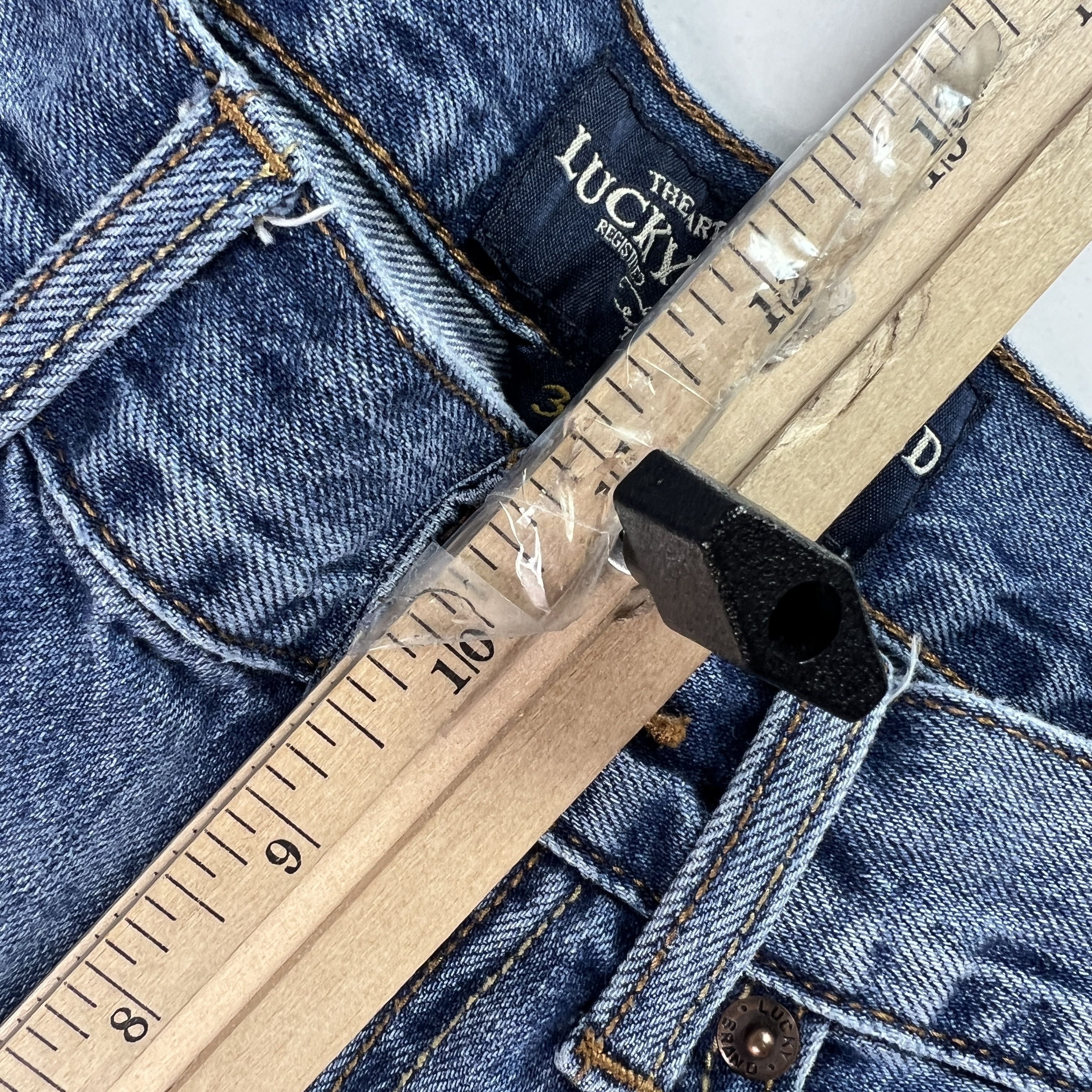 Lucky Brand Lucky Brand Jean 121 Heritage Slim Straight Blue Faded Denim Size US 34 / EU 50 - 21 Thumbnail