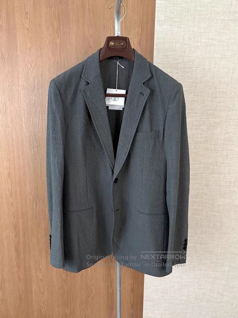 Hermes Hermes Men's Casual Jacket, Lightweight Wool Bubble Cloth Size US M / EU 48-50 / 2 - 1 Thumbnail