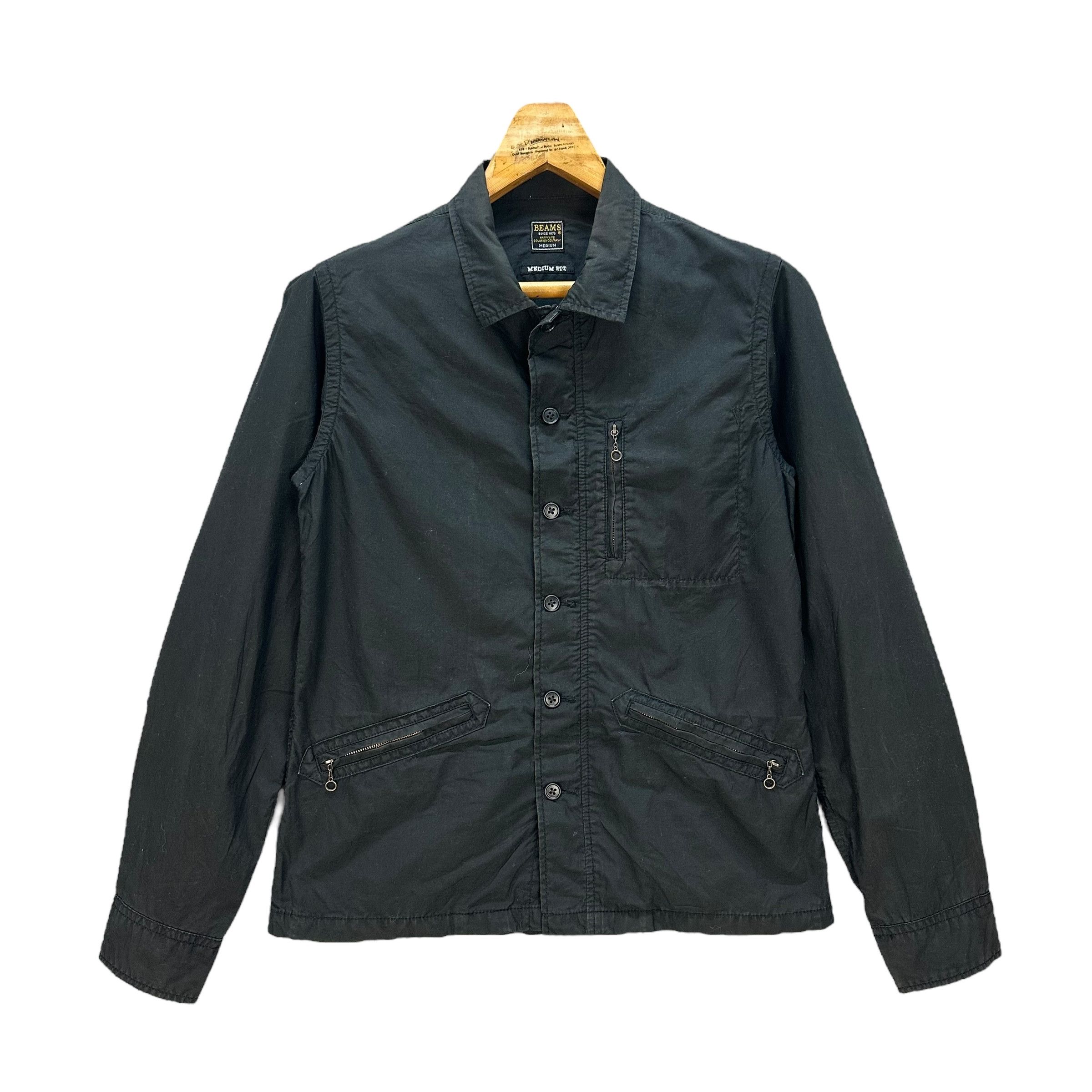 Beams Plus BEAMS BUTTON ZIPPER CASUAL JACKET #8985-45 Size US M / EU 48-50 / 2 - 1 Thumbnail