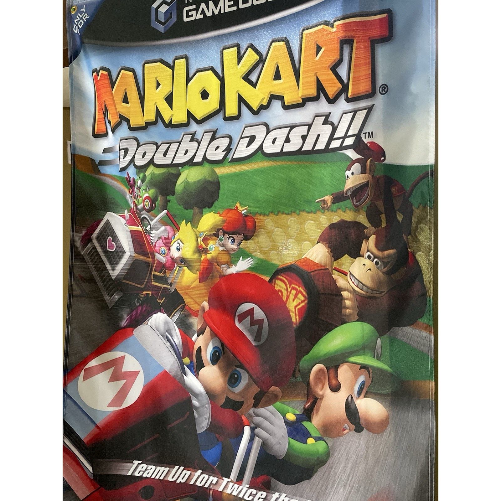 Nintendo Mario Kart Double Dash 5ft Flag Nintendo Gamecube Poster Size ONE SIZE - 3 Thumbnail