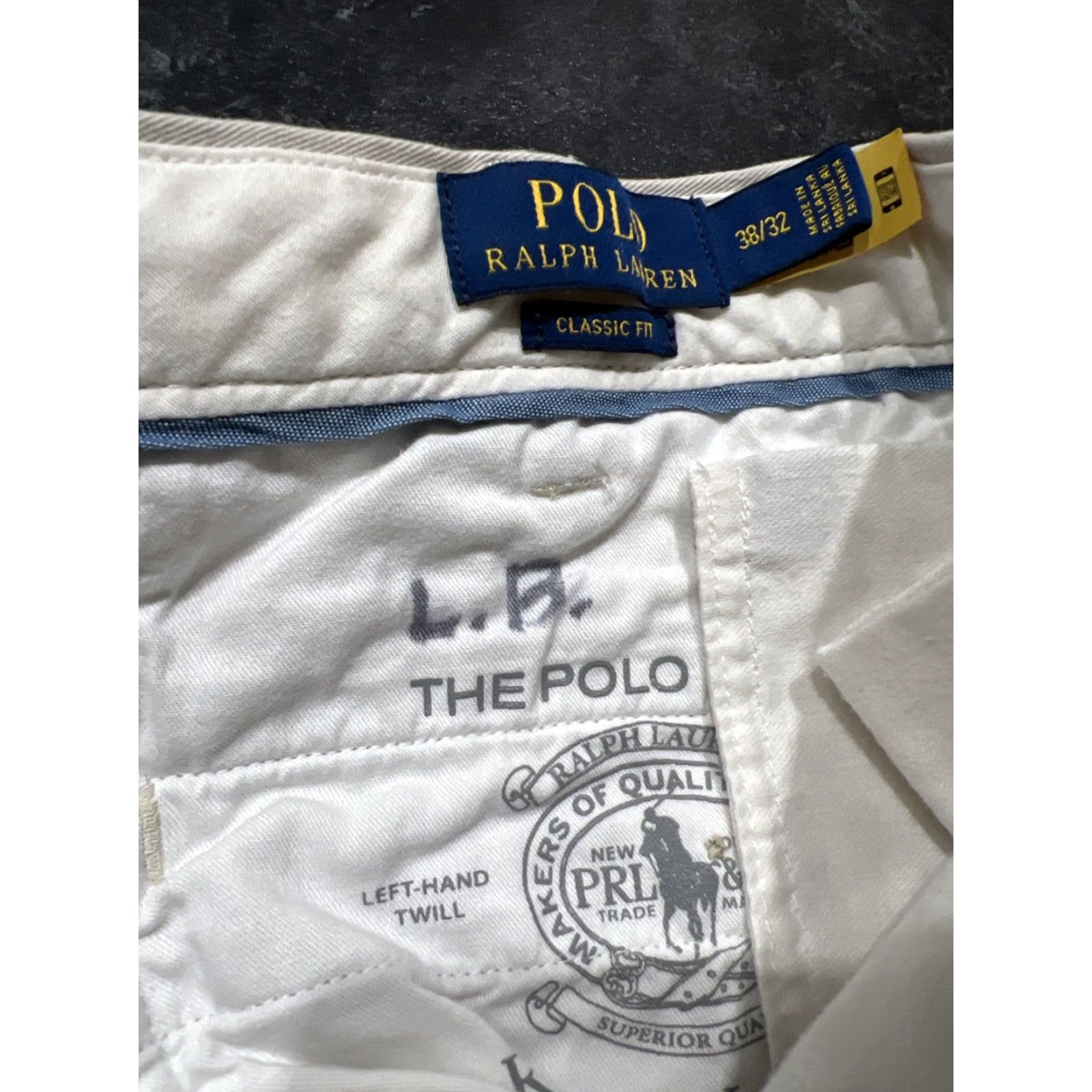 Polo Ralph Lauren VINTAGE Polo Ralph Lauren Men Chino Pants Size 38x32 Straight Fit Casual Beige Cotton Spandex Size US M / EU 48-50 / 2 - 3 Thumbnail