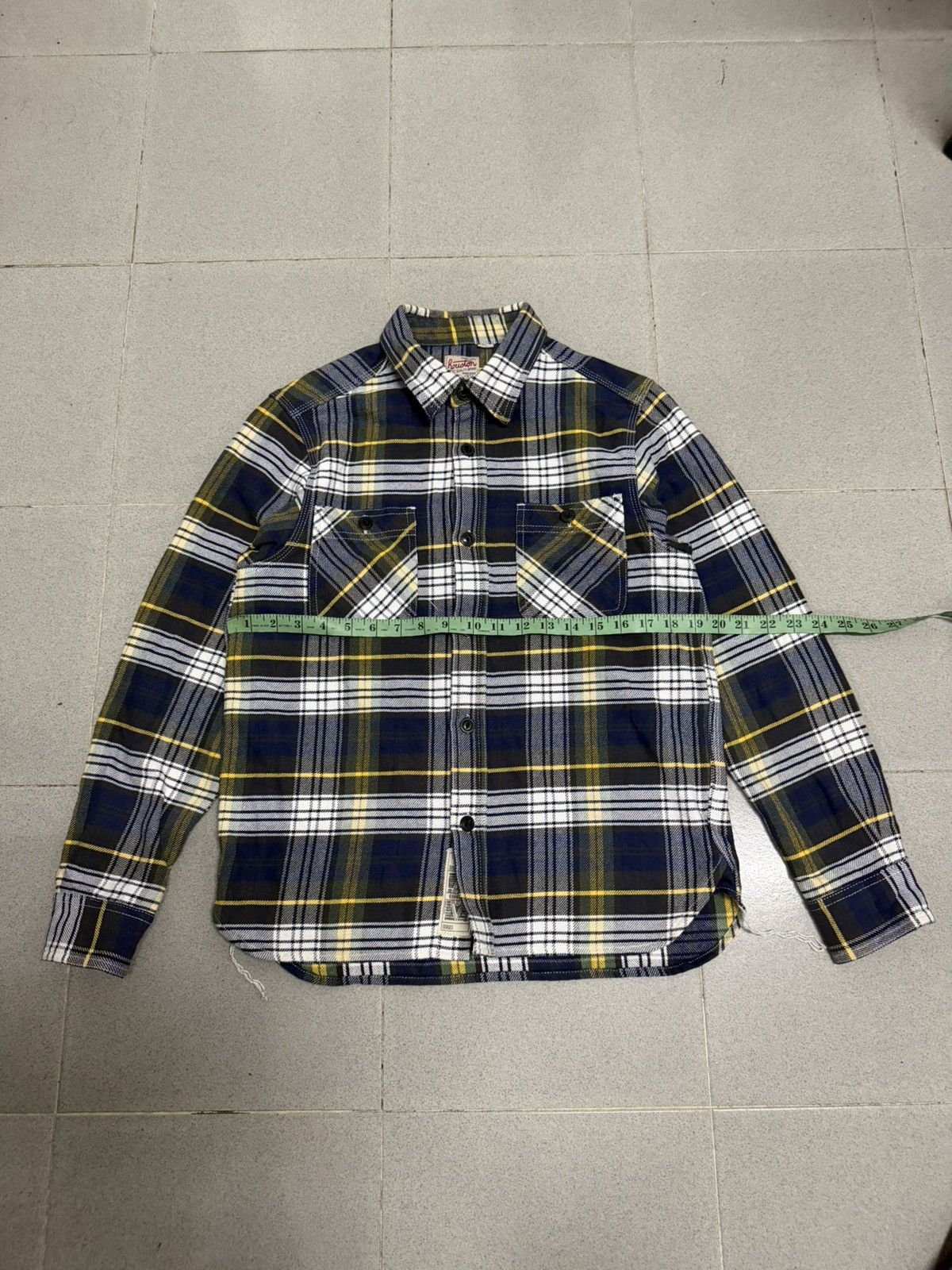 Japanese Brand Vintage Houston Union Made Flannel Shirt Size US M / EU 48-50 / 2 - 10 Thumbnail