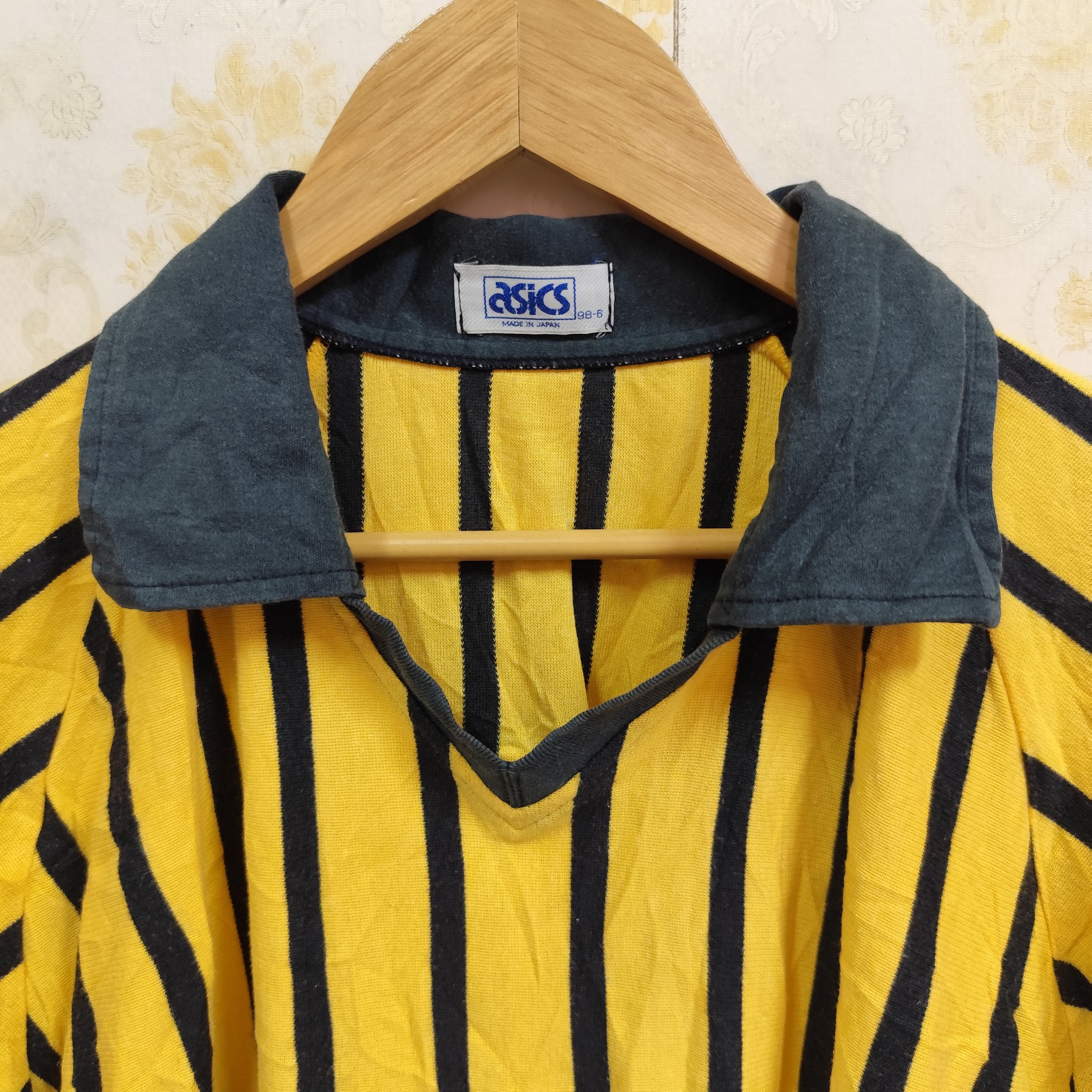 Asics × Vintage 🇯🇵VINTAGE ASICS LONG SLEEVE SHIRT 50/50 MADE IN JAPAN Size US M / EU 48-50 / 2 - 7 Thumbnail