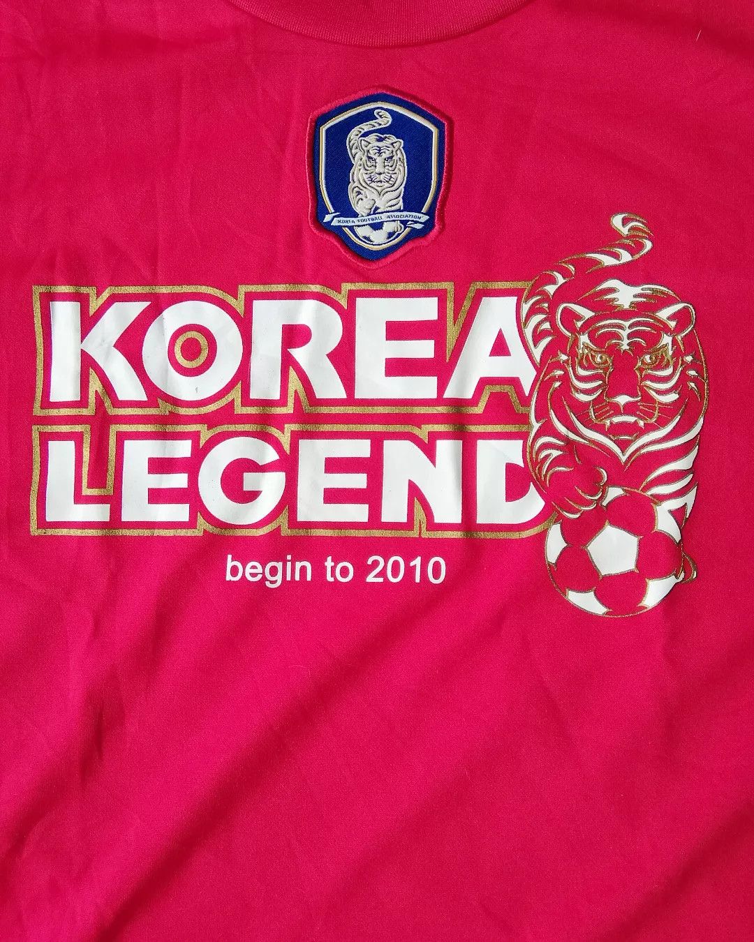 Other Korea Legend Begin to 2010 KFA Red Jersey Size US S / EU 44-46 / 1 - 3 Thumbnail