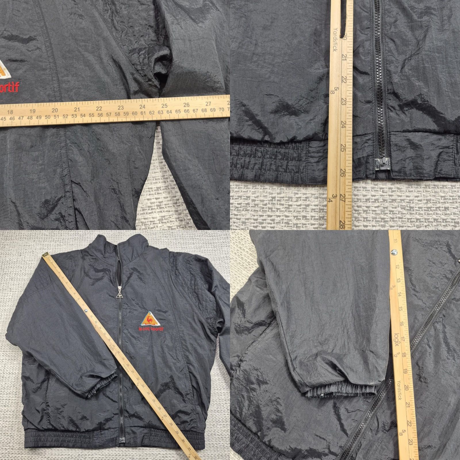 Le Coq Sportif VTG Le Coq Sportif Jacket Mens Medium Nylon Windbreaker Full Zip Lined Pockets Size US M / EU 48-50 / 2 - 9 Thumbnail