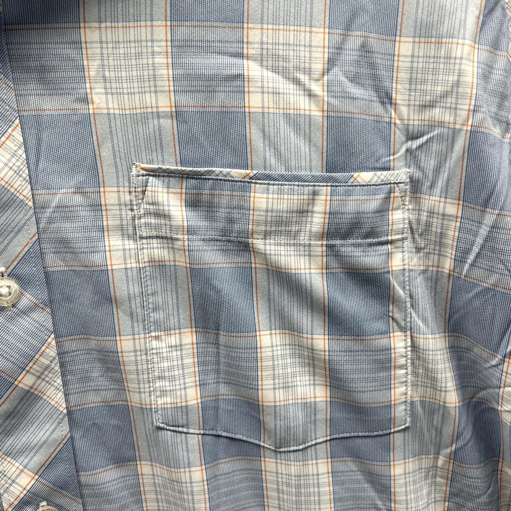 TravisMathew Travis Mathew Shirt Men XXL Plaid Blue Button-Down Nylon Spandex Preppy Casual Button-Up Size US XXL / EU 58 / 5 - 5 Thumbnail