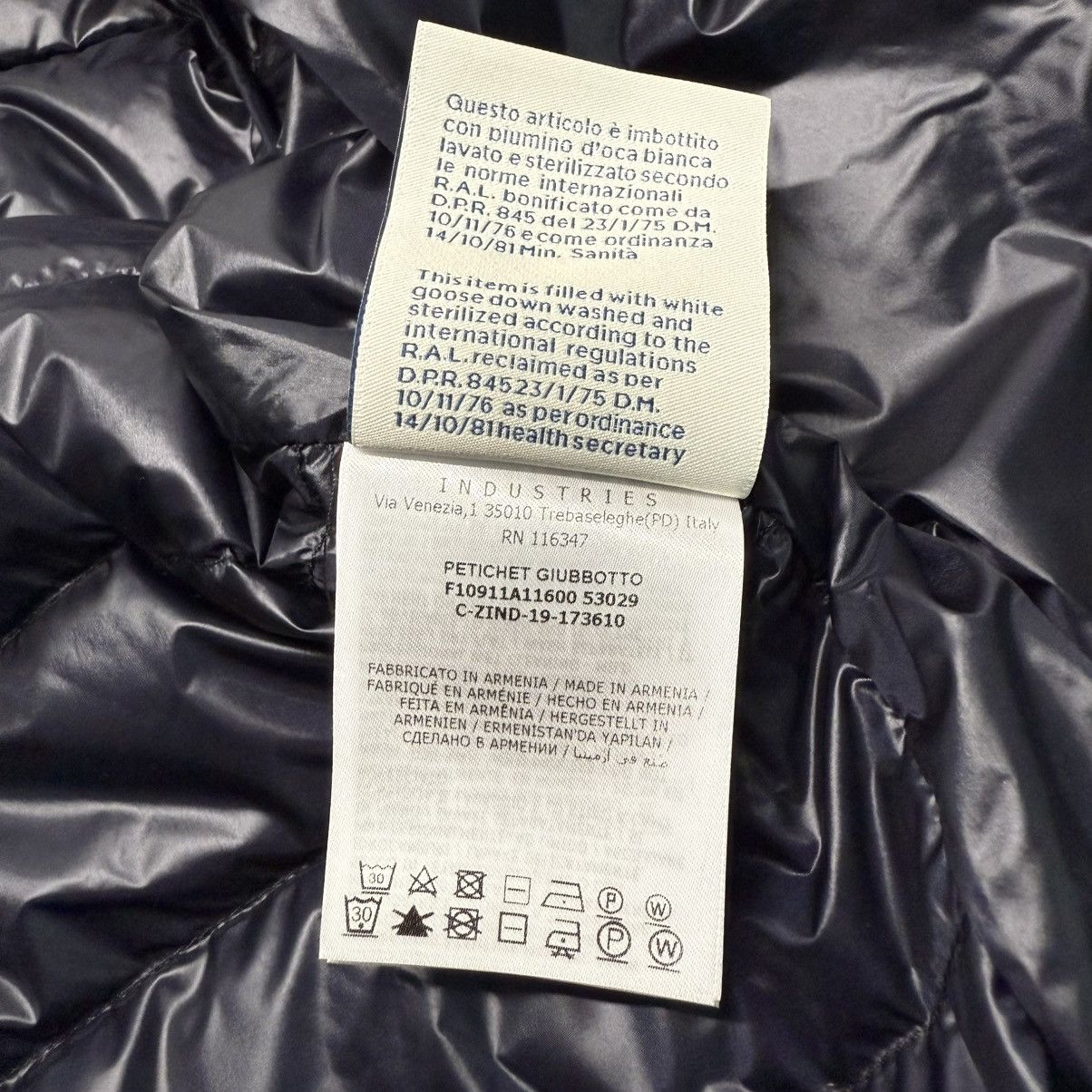 Moncler Moncler Petichet Men’s Down Puffer Jacket Size 2 (S) Blue Size US S / EU 44-46 / 1 - 7 Thumbnail