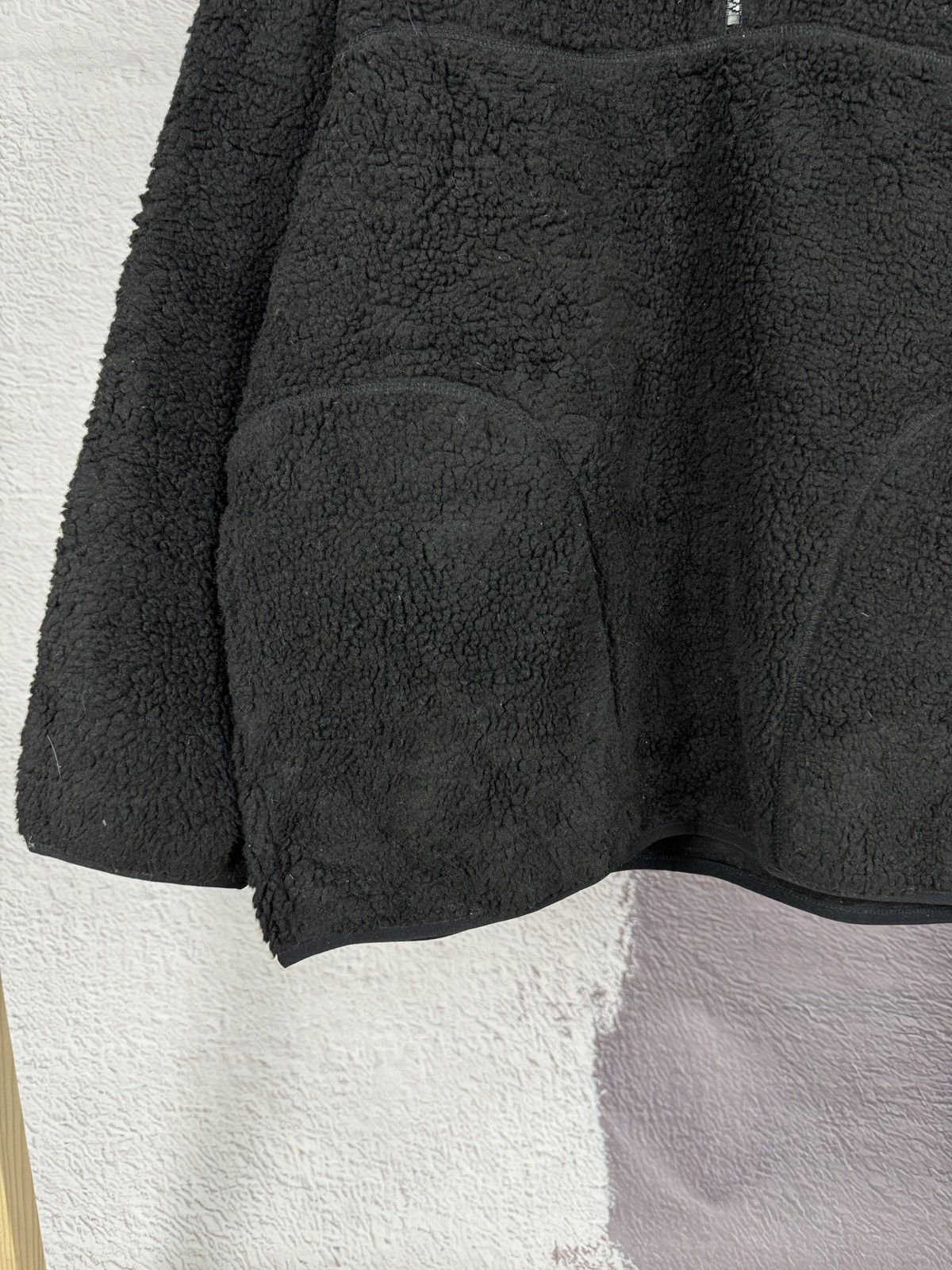 GU GU Japan Black teddy fleece half zip sweater Size US XL / EU 56 / 4 - 6 Thumbnail