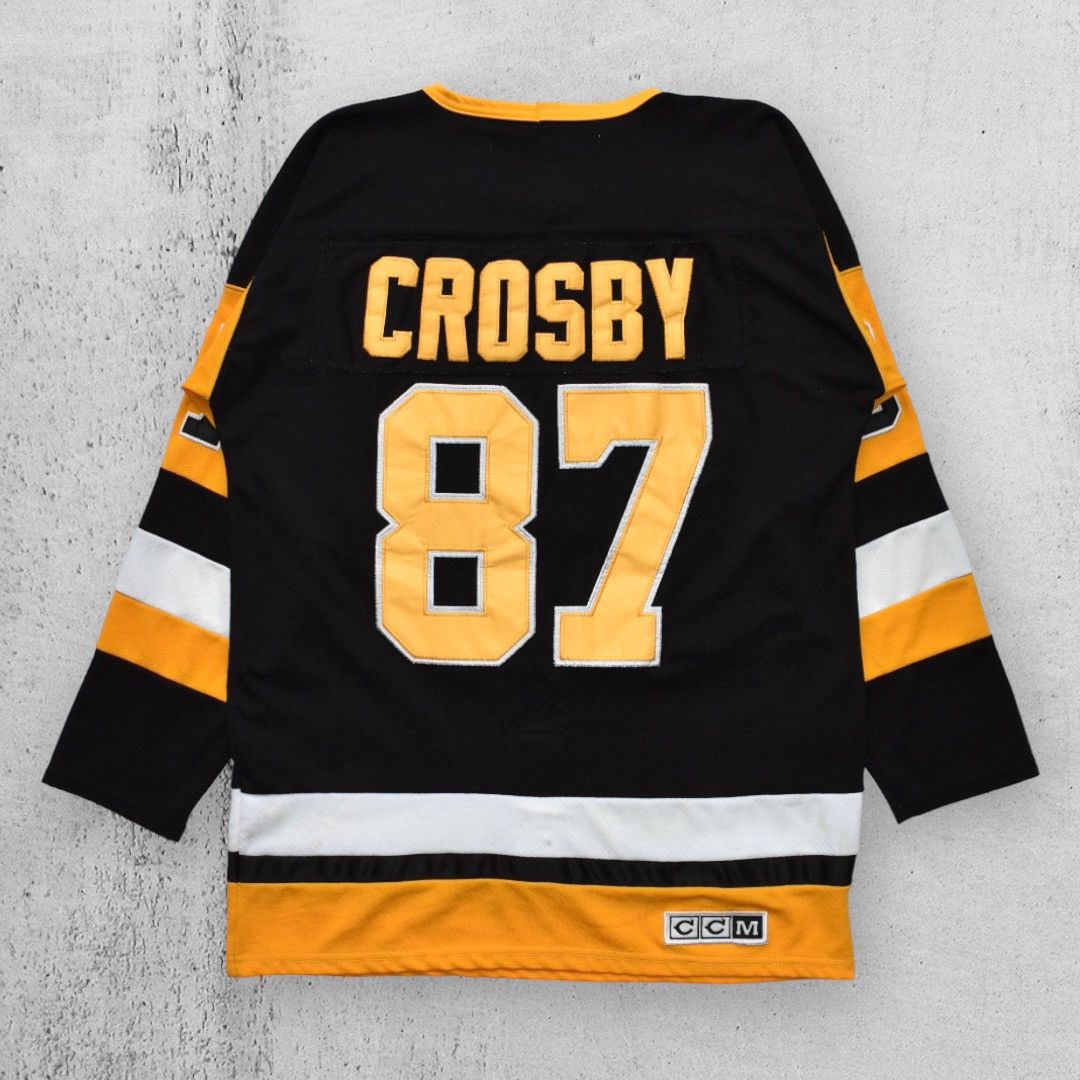 Ccm Vintage Pittsburgh Penguins Sidney Crosby NHL CCM Jersey (M) Size US M / EU 48-50 / 2 - 1 Thumbnail