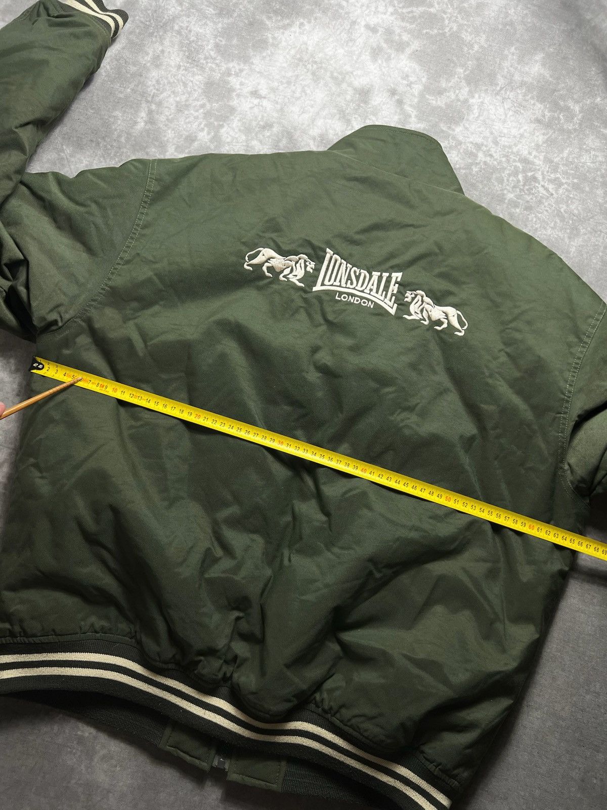 Lonsdale Lonsdale Bomber Jacket Green Vintage Streetwear XXL Size US XXL / EU 58 / 5 - 9 Thumbnail