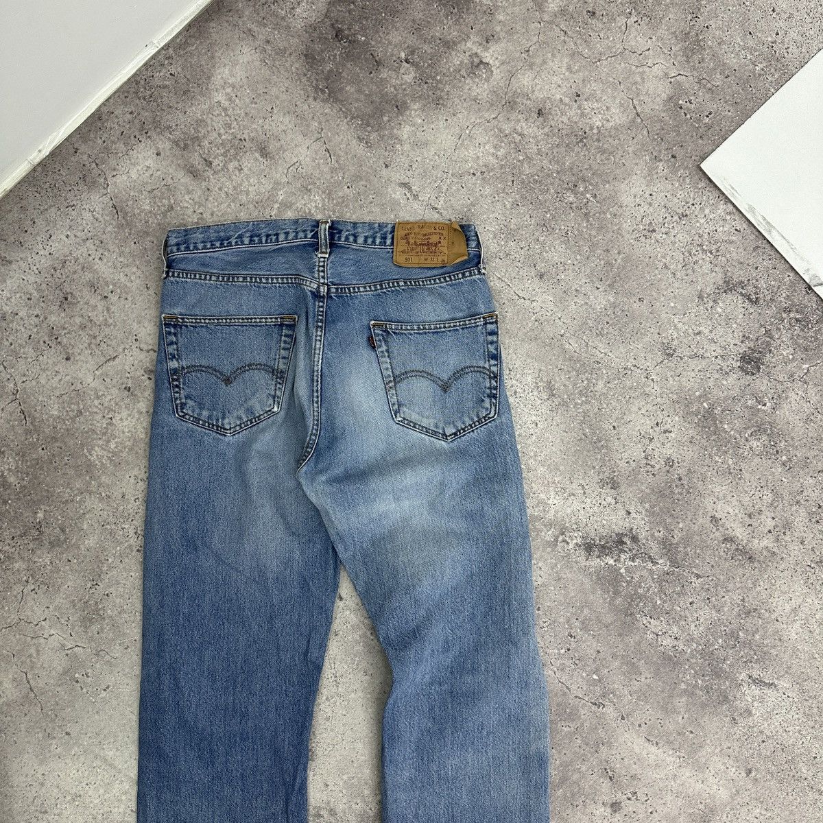 Levi's Vintage 90s Levis made in USA straight jeans 32x36 hype og Size US 32 / EU 48 - 4 Thumbnail