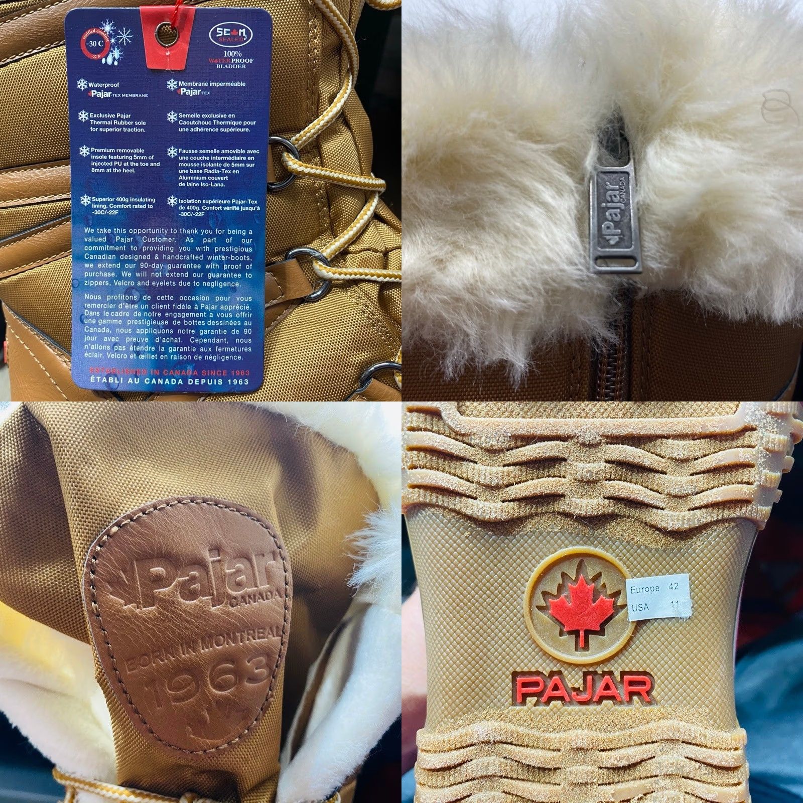 Pajar VINTAGE N/A Size US 10 / IT 40 - 9 Thumbnail