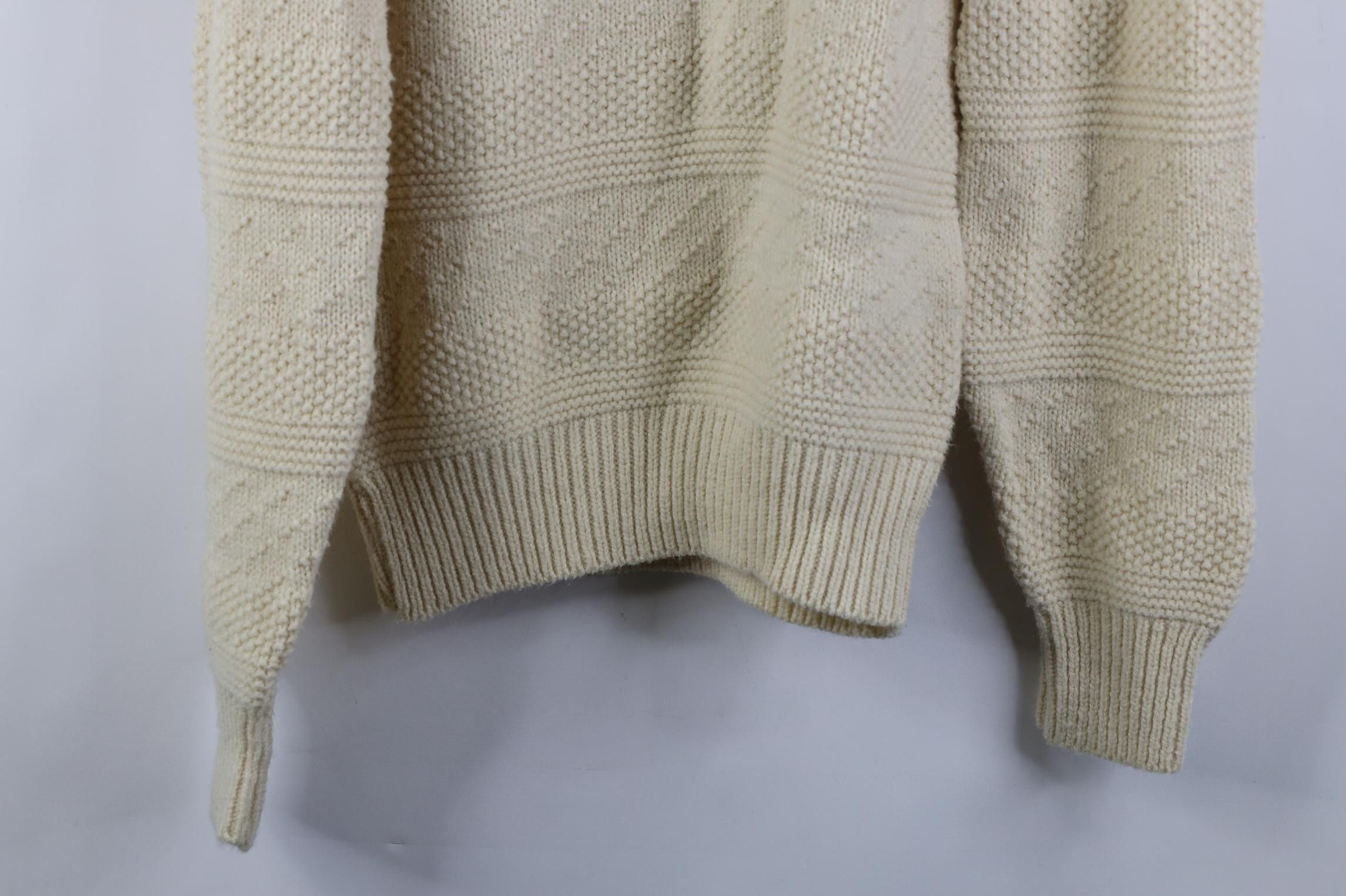 Vintage Vintage 90s Streetwear Ribbed Knit Crewneck Sweater USA Size US M / EU 48-50 / 2 - 9 Thumbnail