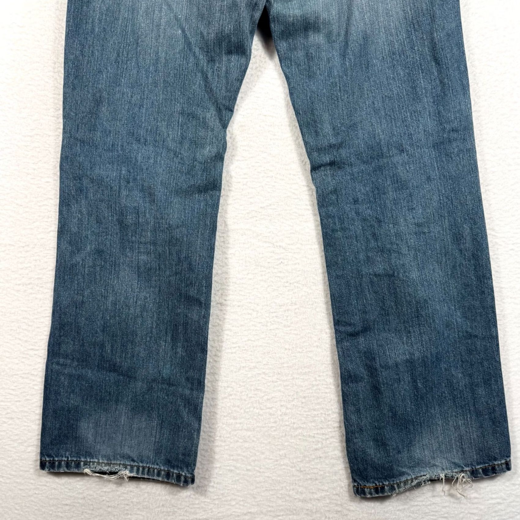 Levi's VINTAGE Levi's 559 Jeans Mens 30x30 Relaxed Straight Denim Blue 5-Pocket Pocketed Distress 559 Model Levi's 500 Series Mens ViNTage Size US 30 / EU 46 - 5 Thumbnail