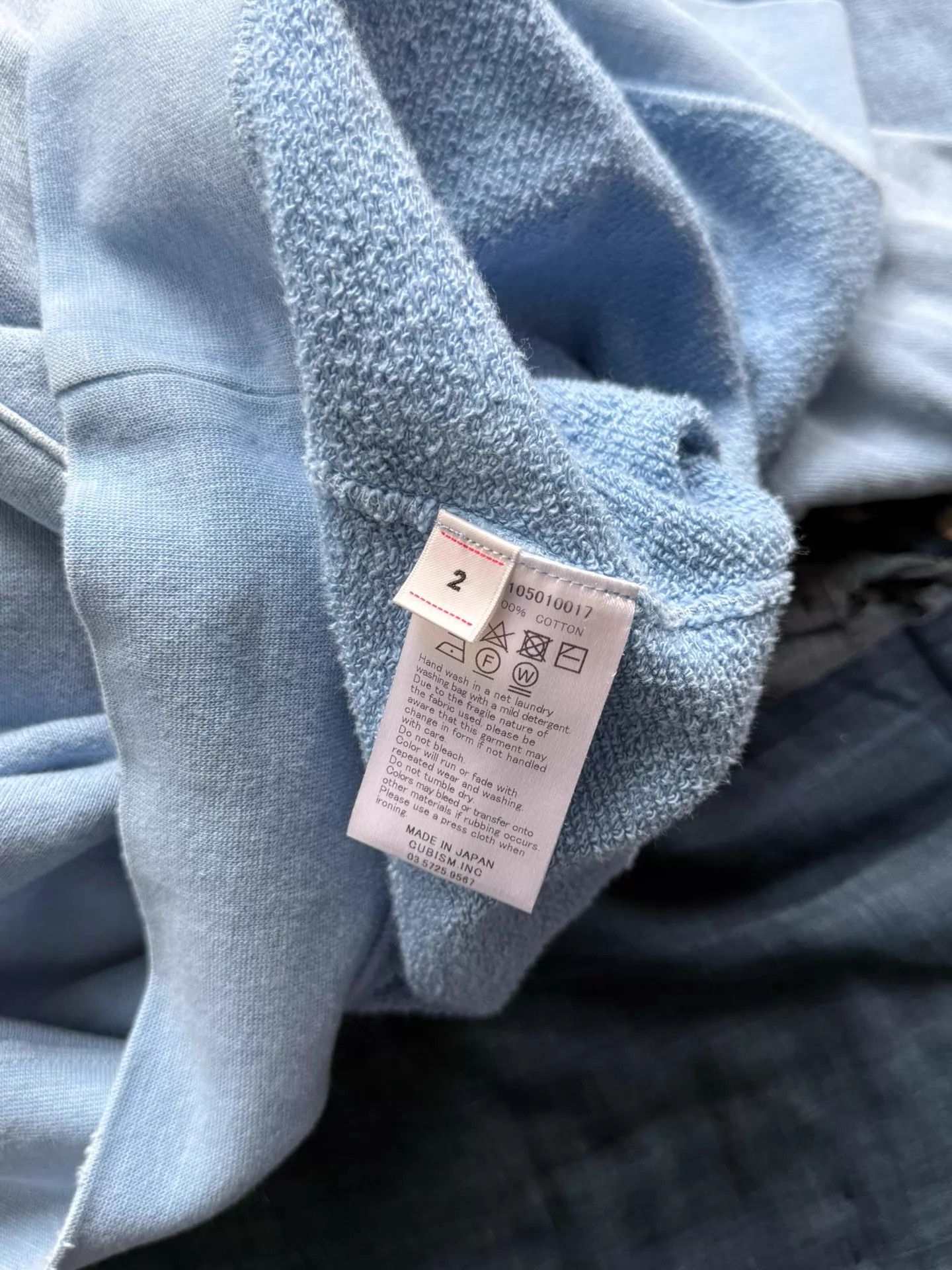 Visvim VISVIM 21SS AMPLUS HOODIE CRASH Washed Distressed Blue 2 Size US M / EU 48-50 / 2 - 9 Thumbnail
