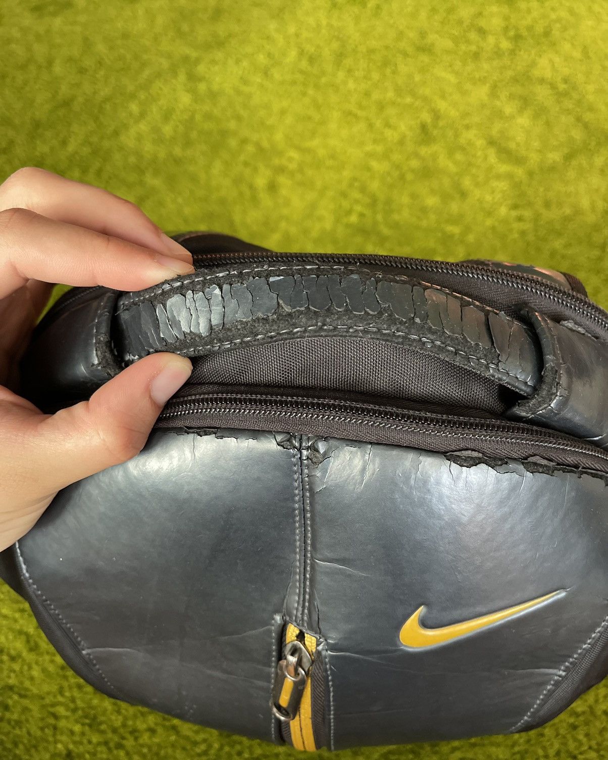 Nike × Vintage Nike 2000s vintage gorpcore style faded backpack bag Y2K Size ONE SIZE - 13 Thumbnail