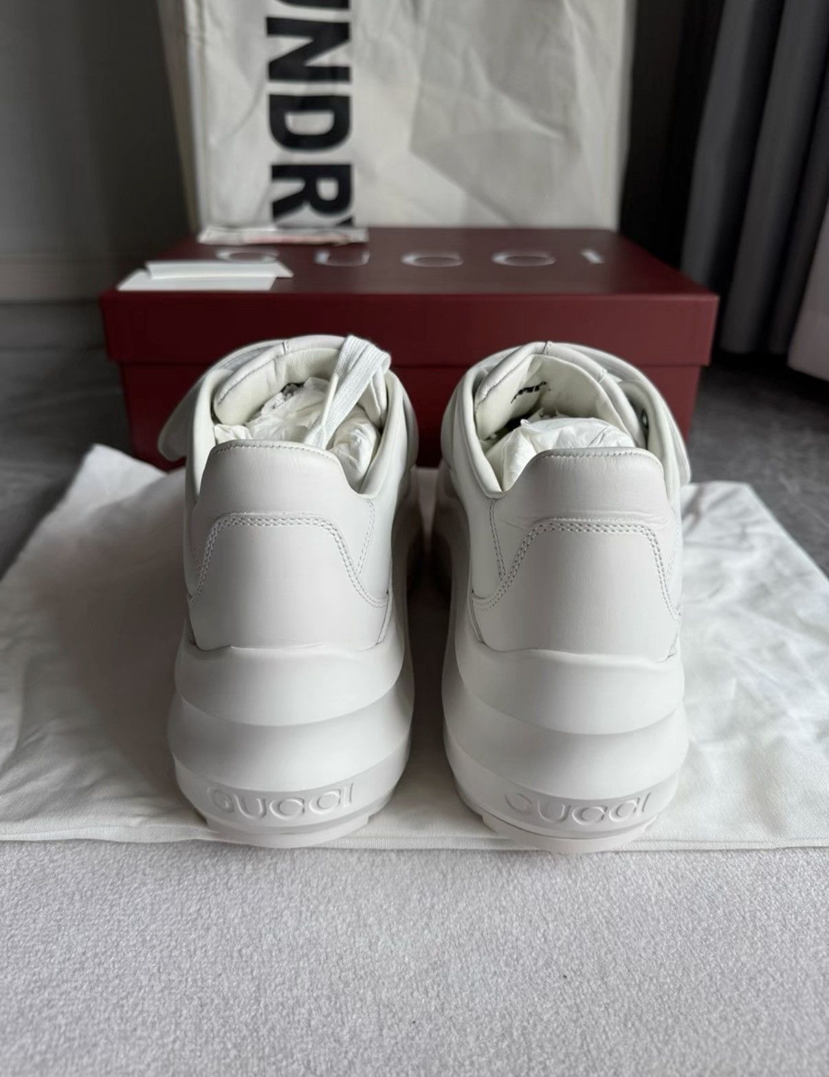 Gucci Gucci Thick-Sole Velcro Dad Sneakers K6 Size US 9 / IT 39 - 3 Thumbnail