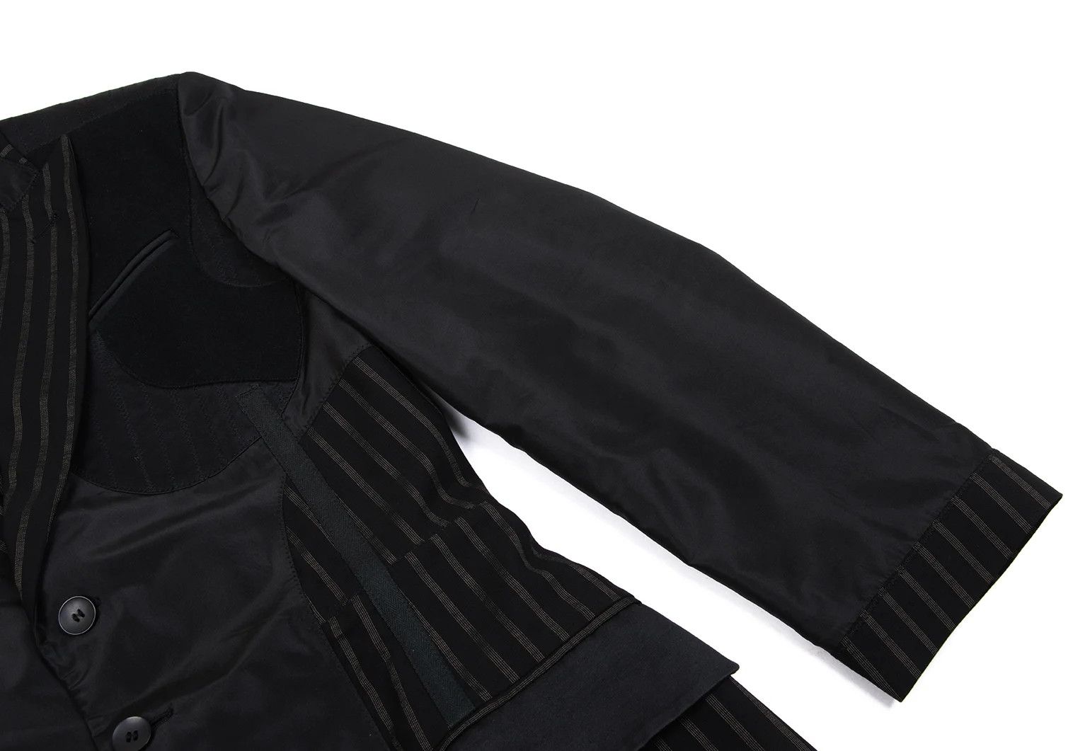 Jean Paul Gaultier Inside-Out Striped Jacket in Black Size 48 Size US M / EU 48-50 / 2 - 6 Thumbnail