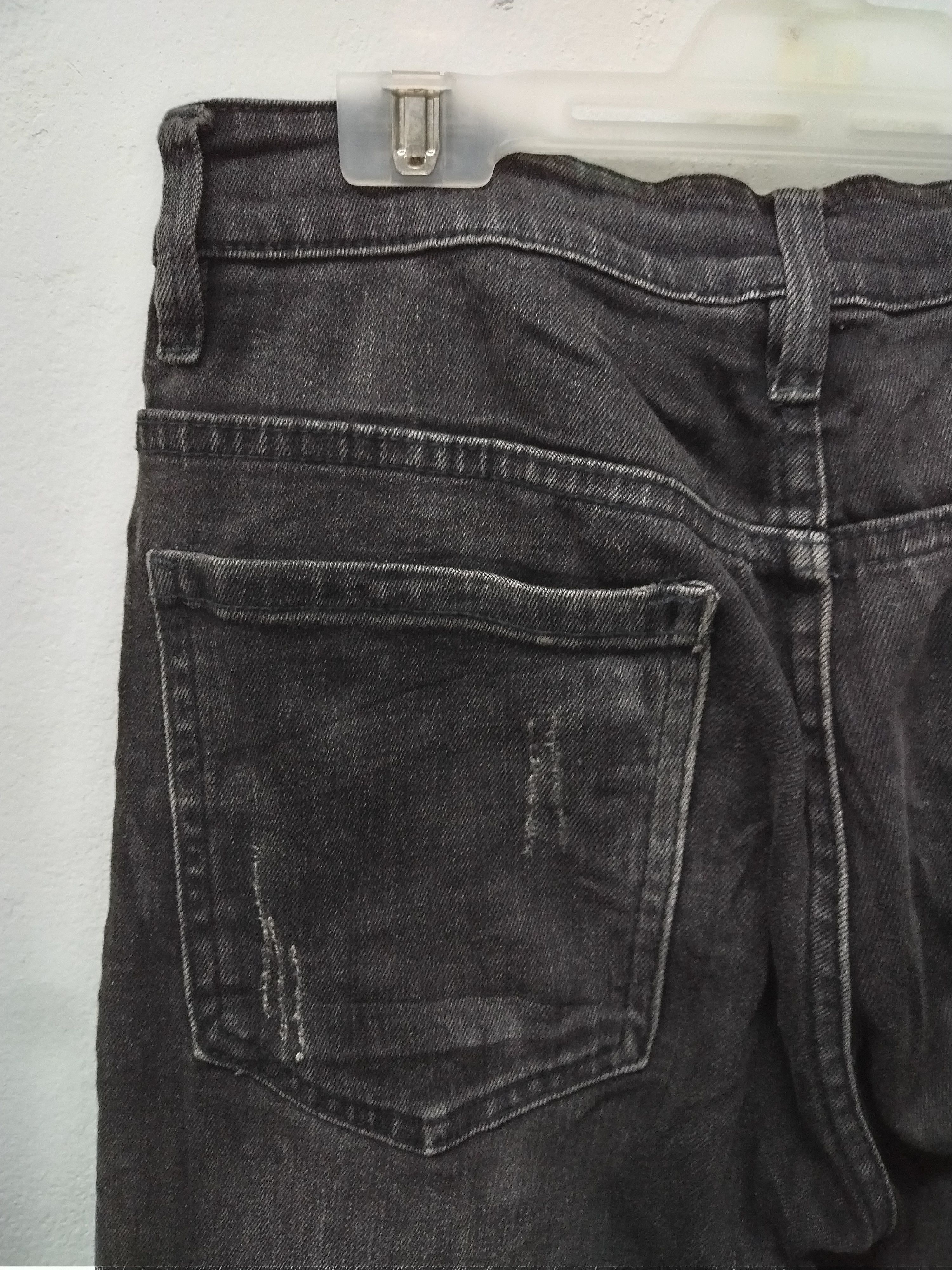 If Six Was Nine × Le Grande Bleu (L.G.B.) Nice Distressed Ribbed Stretchable Slim Jeans Size US 30 / EU 46 - 15 Thumbnail
