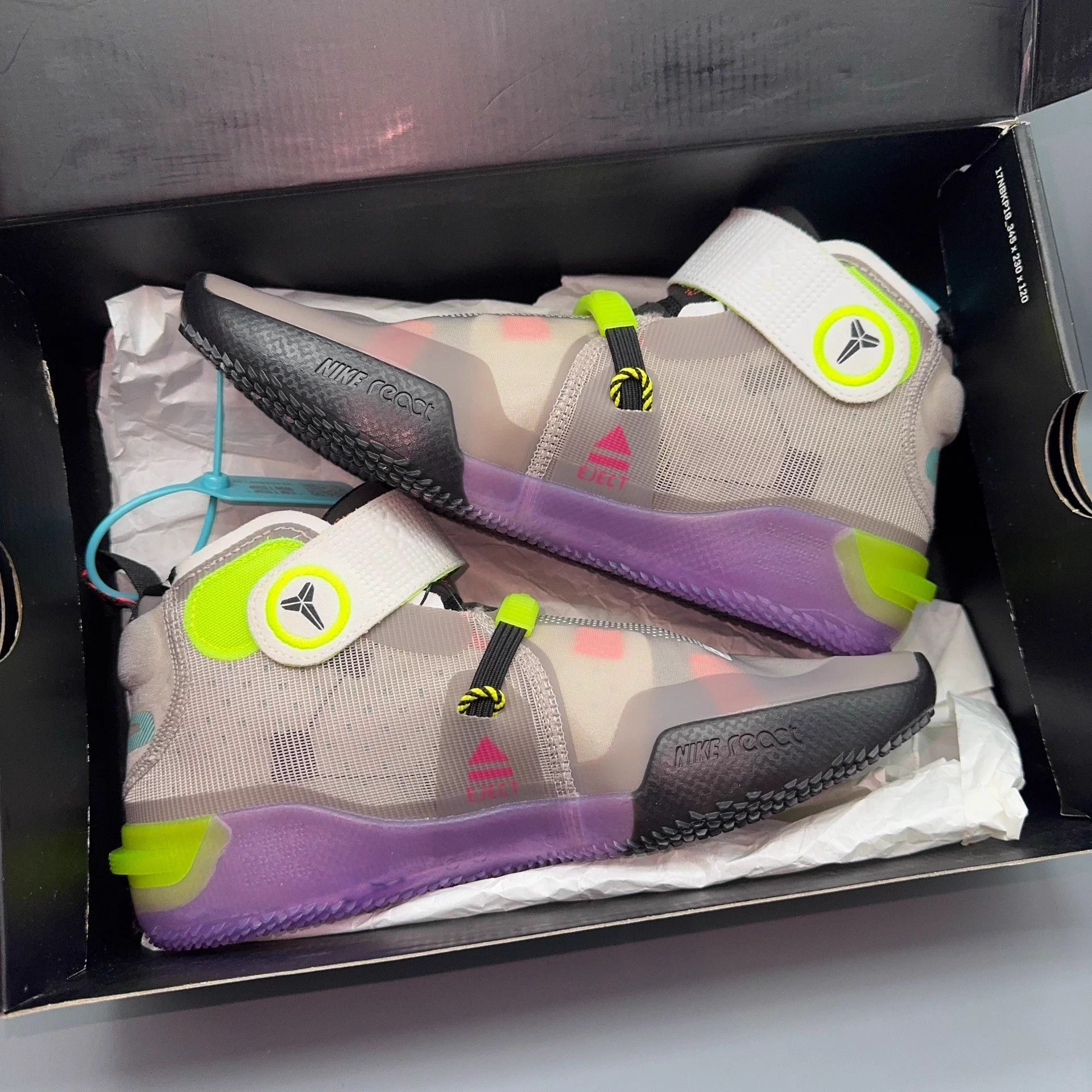 Nike Nike Kobe AD NXT FastFit Gray Green 42 Size US 9 / EU 42 - 6 Thumbnail
