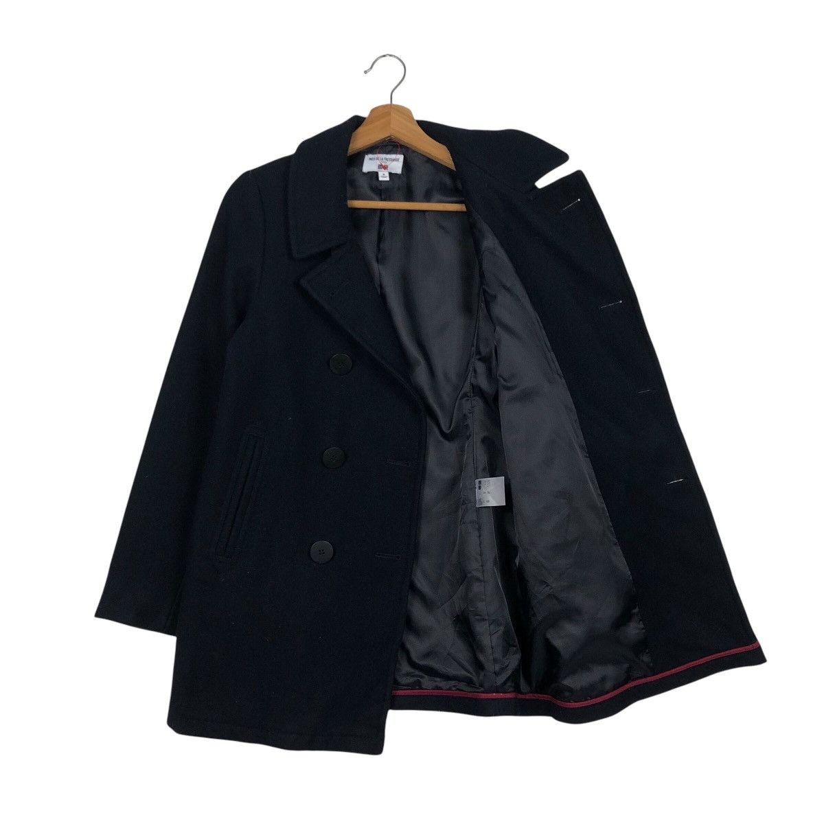 Japanese Brand 📌Vintage Wool Jacket Double Breast Ines De La Fressange Size US M / EU 48-50 / 2 - 12 Thumbnail