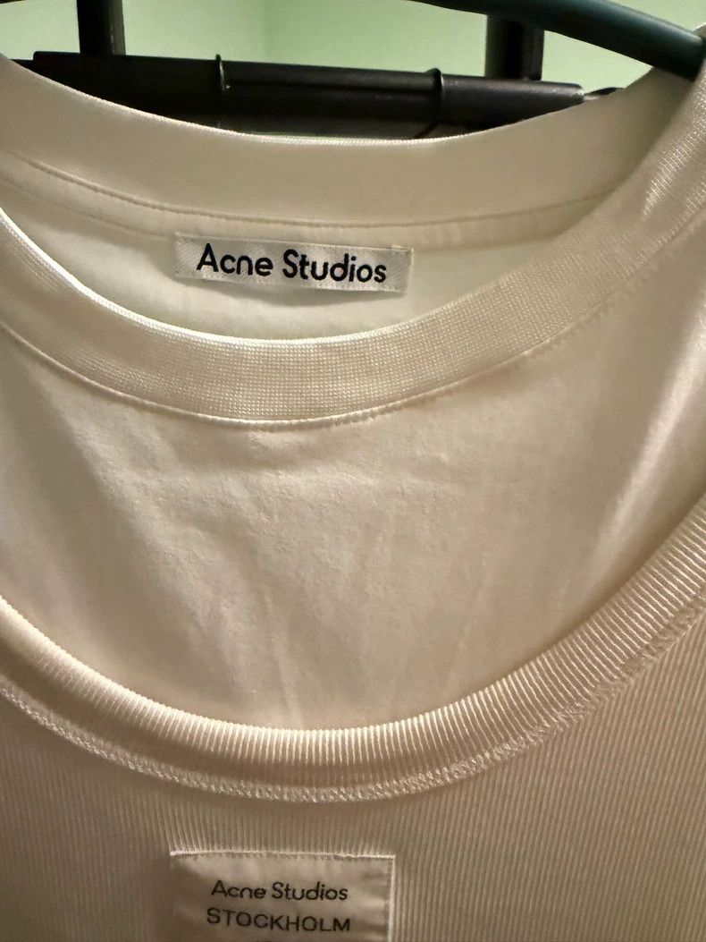 Acne Studios acne studios White short-sleeved shirt 2506-Nextarrow Size M / US 6-8 / IT 42-44 - 3 Thumbnail