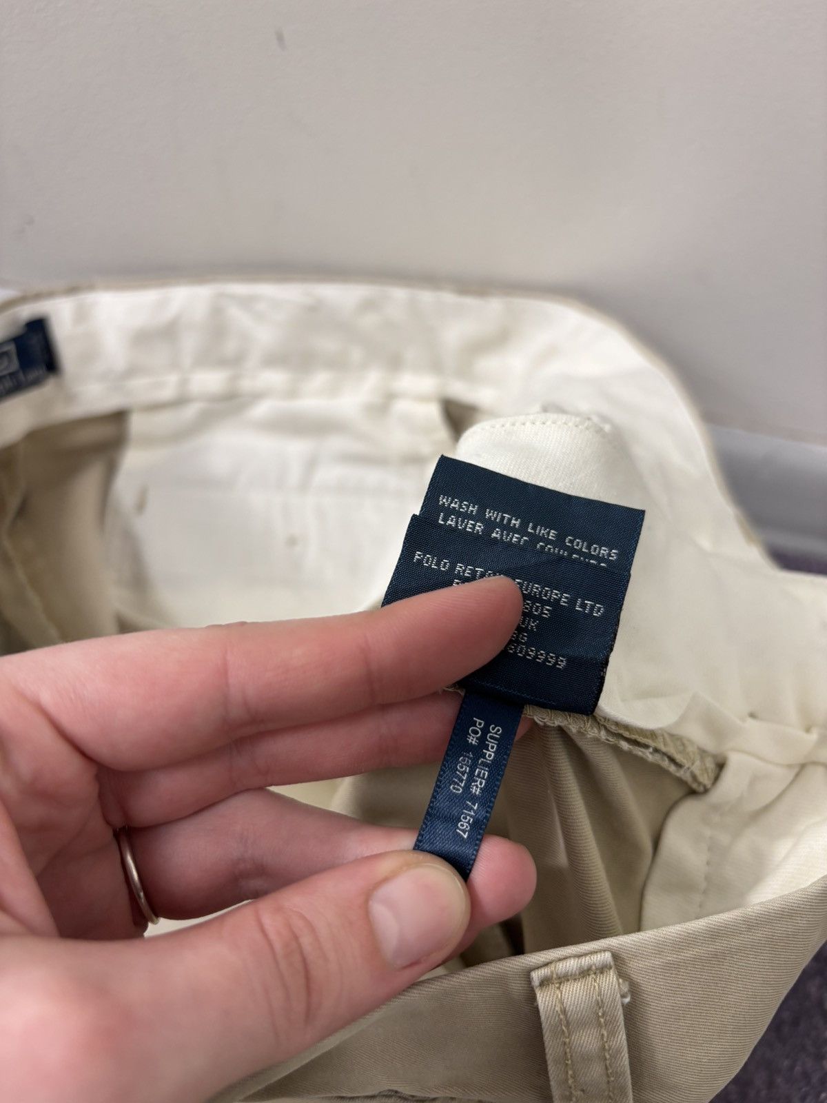 Polo Ralph Lauren Vintage Polo Ralph Lauren Men’s Beige Chino Pants Trousers Size US 34 / EU 50 - 14 Thumbnail