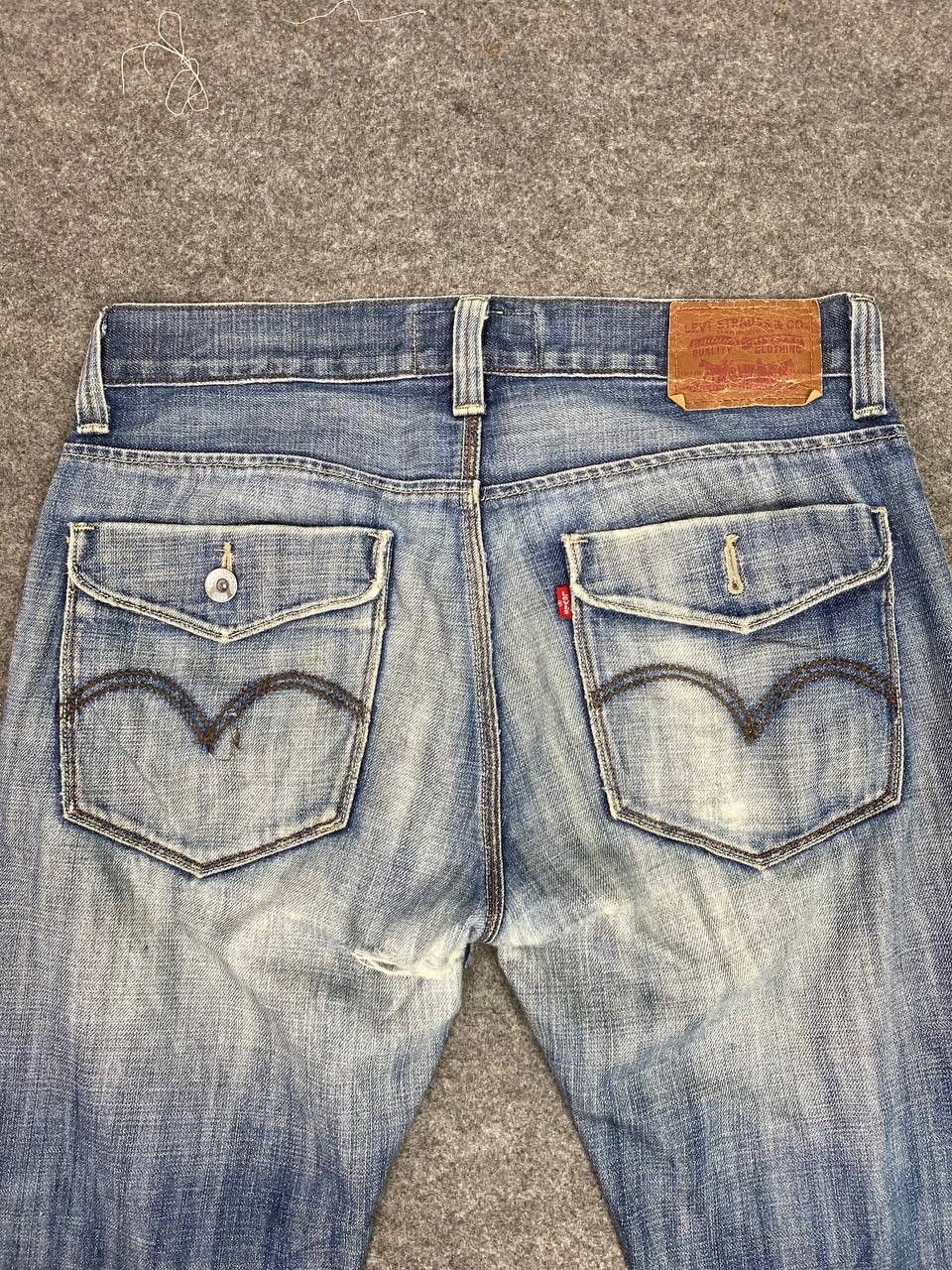 Levi's vintage levis slim straight distressed denim Size US 36 / EU 52 - 3 Thumbnail