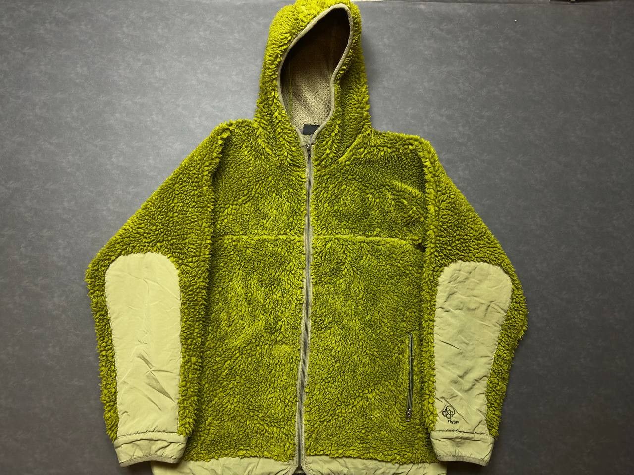 image of Patagonia Rhythm Hoodie Deep Pile Fleece Vintage Usa L in Green, Men's (Size Large)