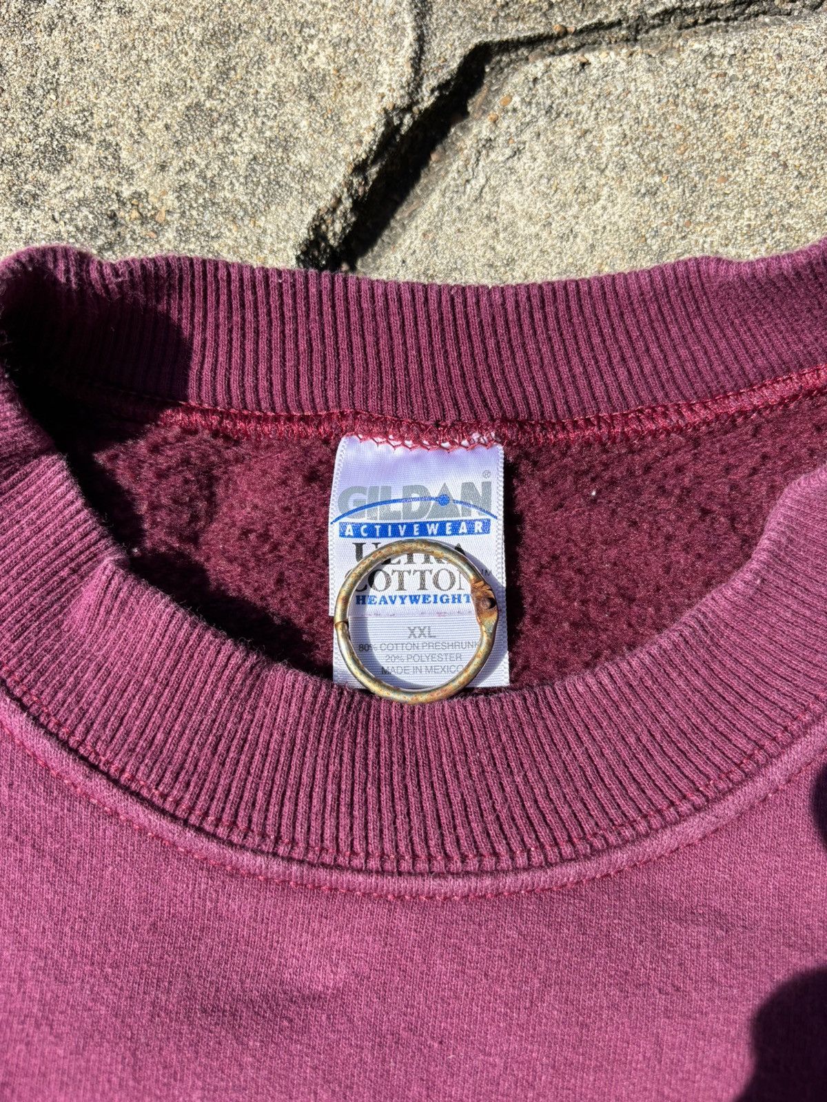 Gildan × Vintage Vintage 90s Mississippi State Embroidered Sweatshirt Size US XXL / EU 58 / 5 - 4 Thumbnail