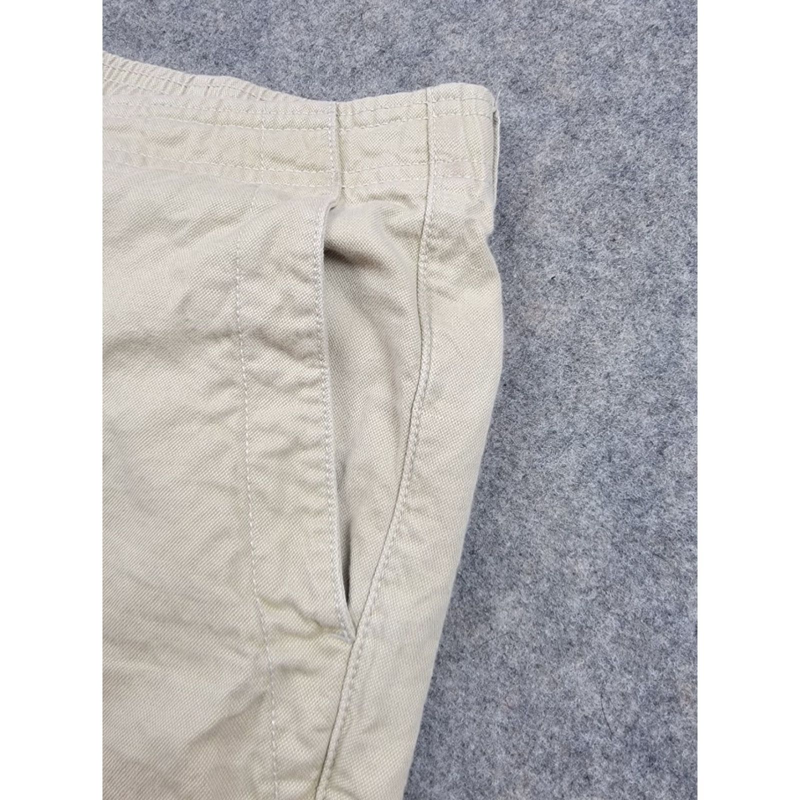 Tommy Bahama Tommy Bahama Shorts Mens XL Brown 9.5'' Inseam Linen Plend Casual Beach Vacation Bermuda Flat Front Pockets Drawstring Logo Zip Machine Washable Size US 36 / EU 52 - 3 Thumbnail