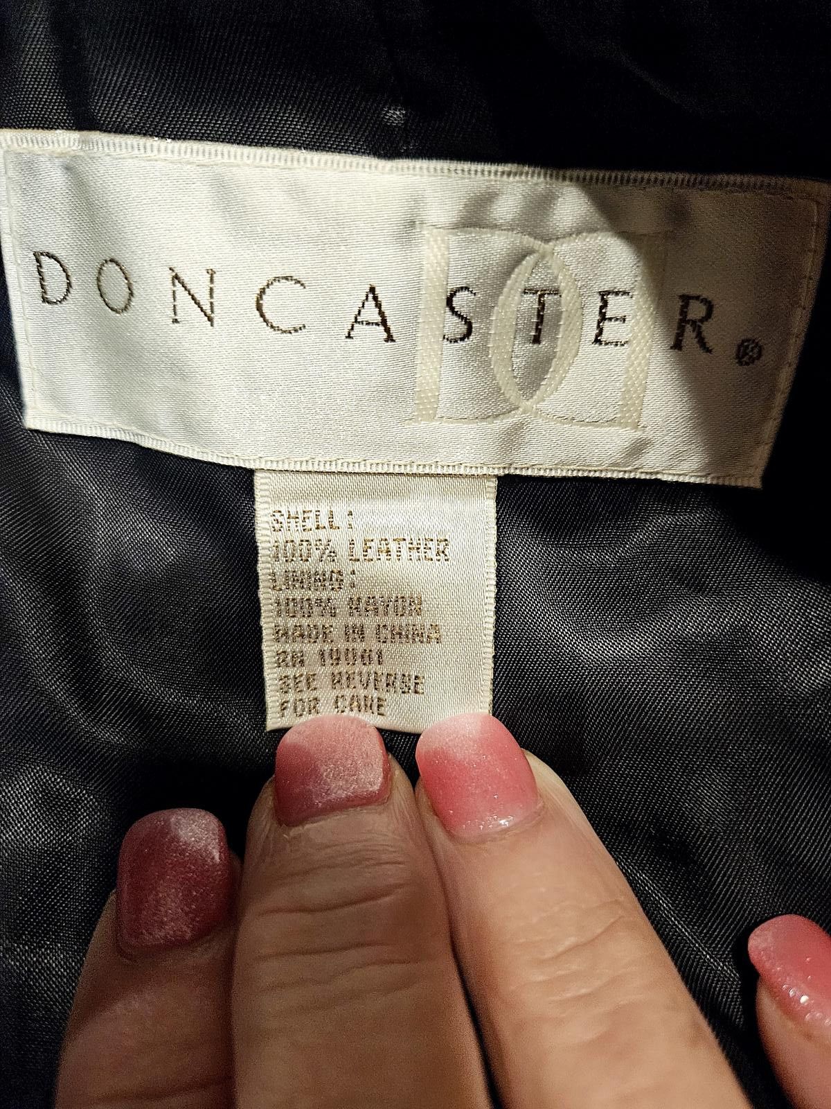 Designer 100% Leather Doncaster Women's Jacket with Snake Trim #349 Size S / US 4 / IT 40 - 4 Thumbnail