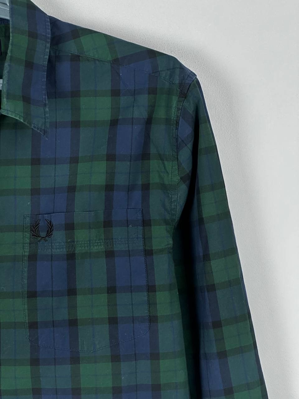 Fred Perry Fred Perry Plaid Check Green Shirt Long Sleeve Size US M / EU 48-50 / 2 - 4 Thumbnail
