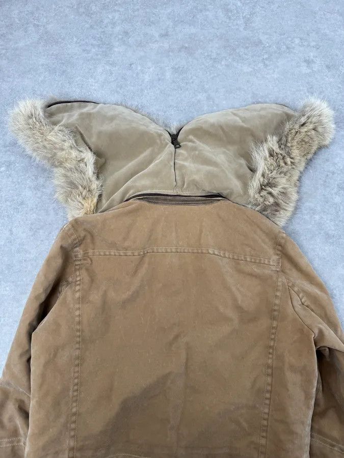 Dsquared2 AW2002 Dsquared2 Fur Hooded Beige Jacket Size US M / EU 48-50 / 2 - 9 Thumbnail