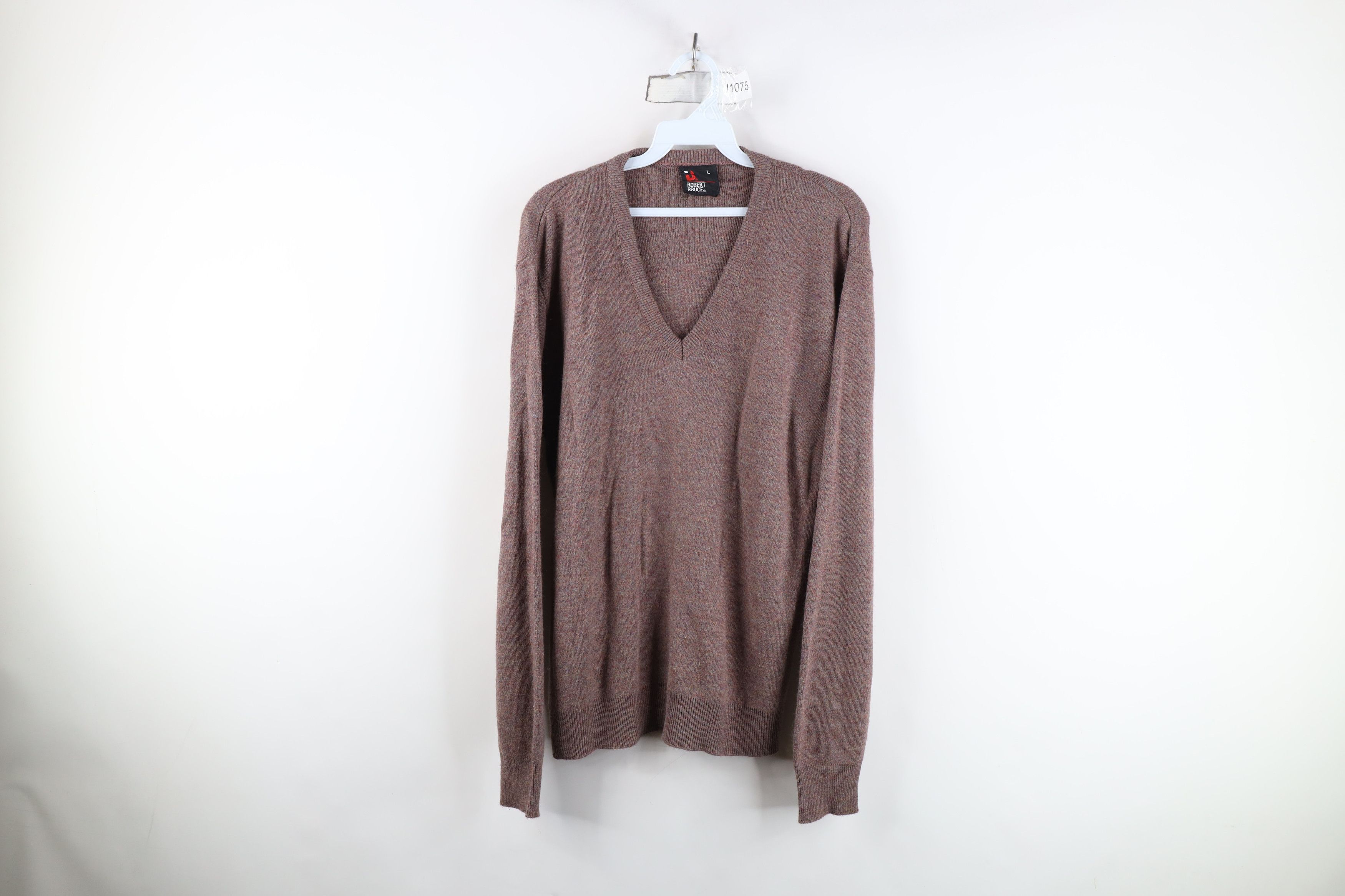 Vintage Vintage 70s Streetwear Rainbow Fleck Soft Knit Sweater USA Size US L / EU 52-54 / 3 - 1 Thumbnail