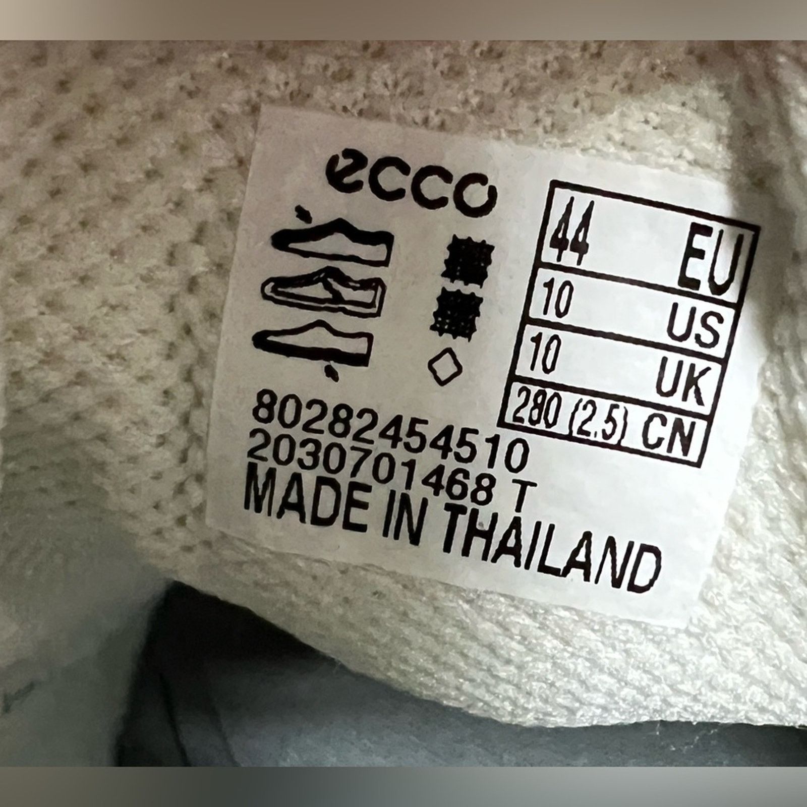 Ecco Ecco Biom AEX Trainer Men White Gray Athletic Shoes 44 US 10 Size US 10 / EU 43 - 9 Thumbnail