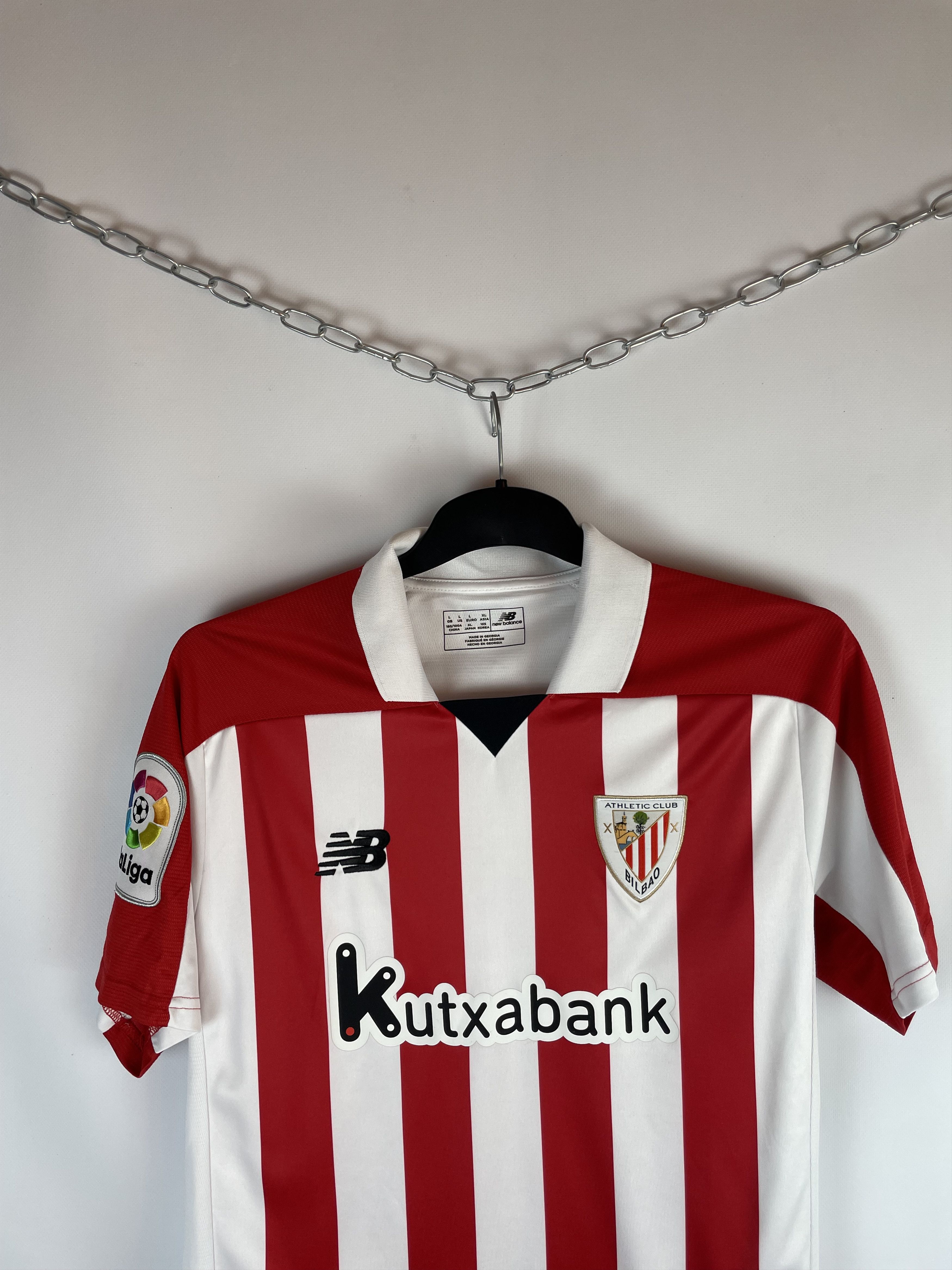New Balance × Vintage New Balance Athletic Bilbao FC Home T-Shirt Jersey Size US L / EU 52-54 / 3 - 3 Thumbnail