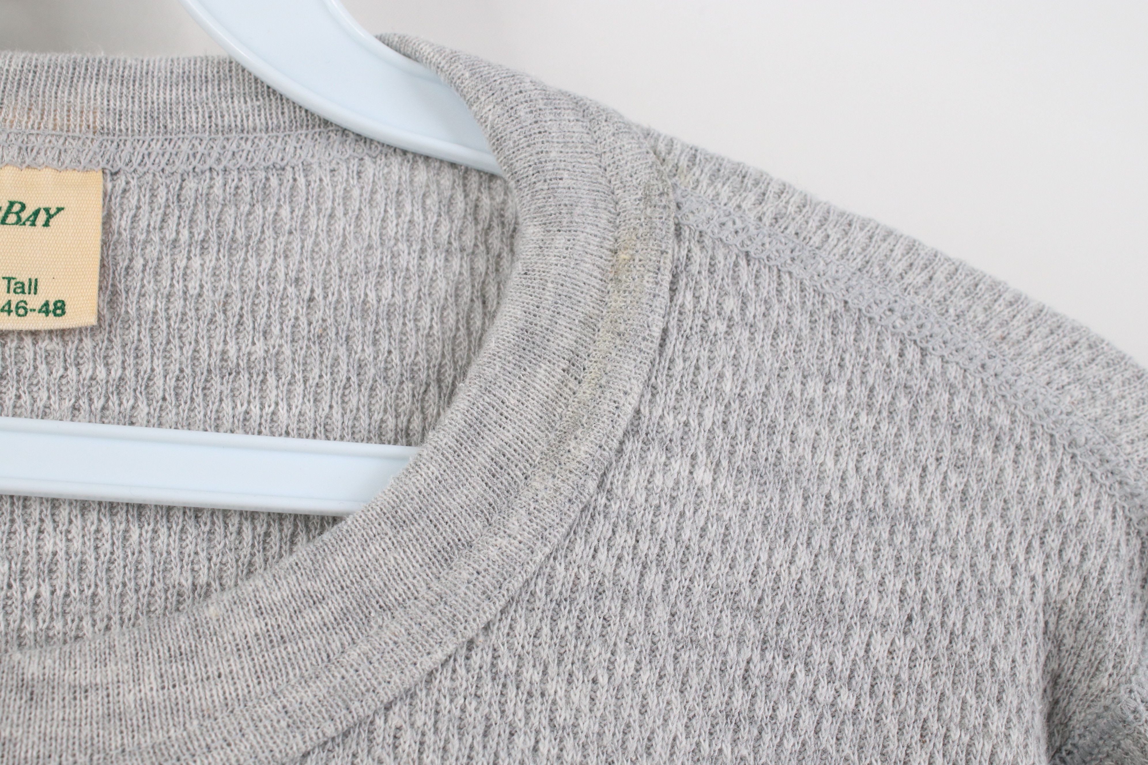 Vintage Vintage 70s Streetwear Waffle Knit Long Sleeve T-Shirt USA Size US XL / EU 56 / 4 - 7 Thumbnail