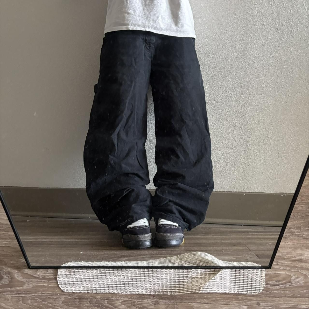 Vintage Crazy Vintage Y2K/2000s Baggy Black Streetwear Skater Carpenter Pants! 32x32 Size US 32 / EU 48 - 1 Thumbnail