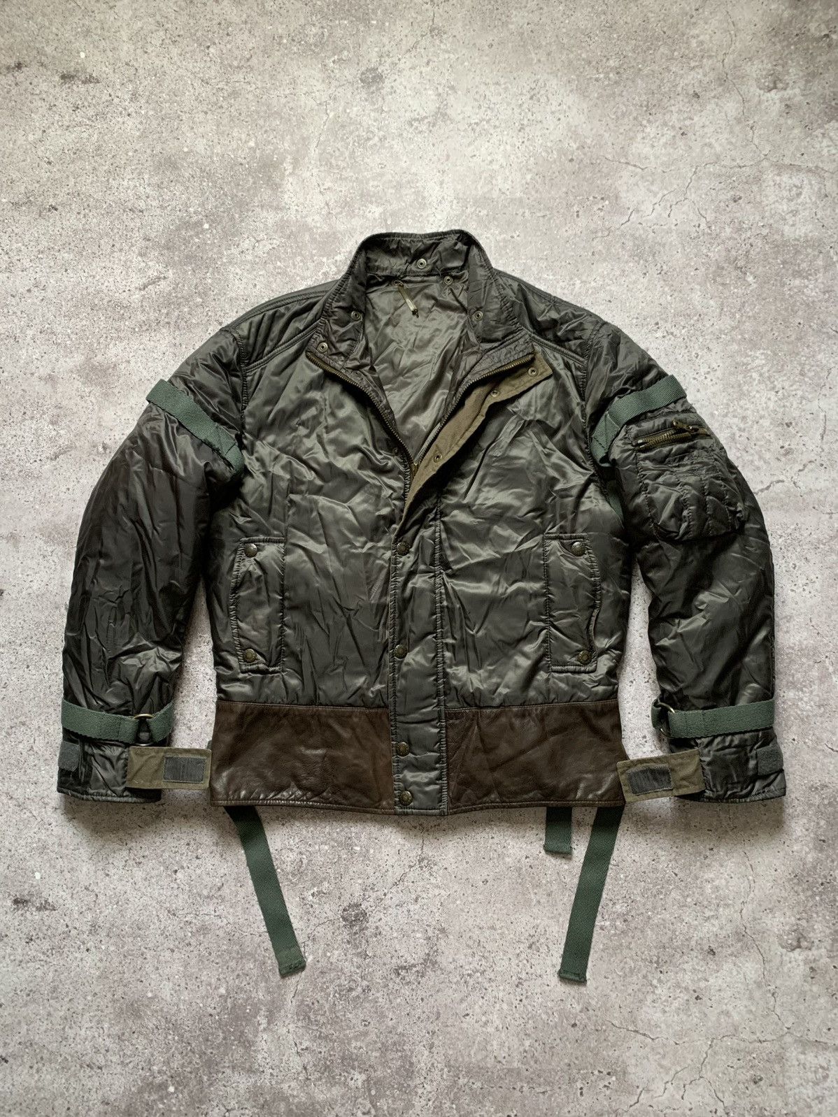 Dolce & Gabbana Dolce & Gabbana Goat Leather Bondage Parachute Blouson Size US M / EU 48-50 / 2 - 1 Thumbnail