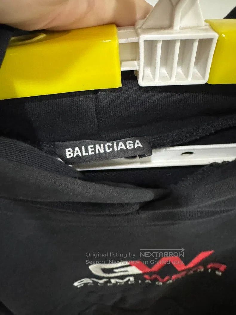 Balenciaga Balenciaga Letter Printed Classic Hoodie Size US XS / EU 42 / 0 - 3 Thumbnail